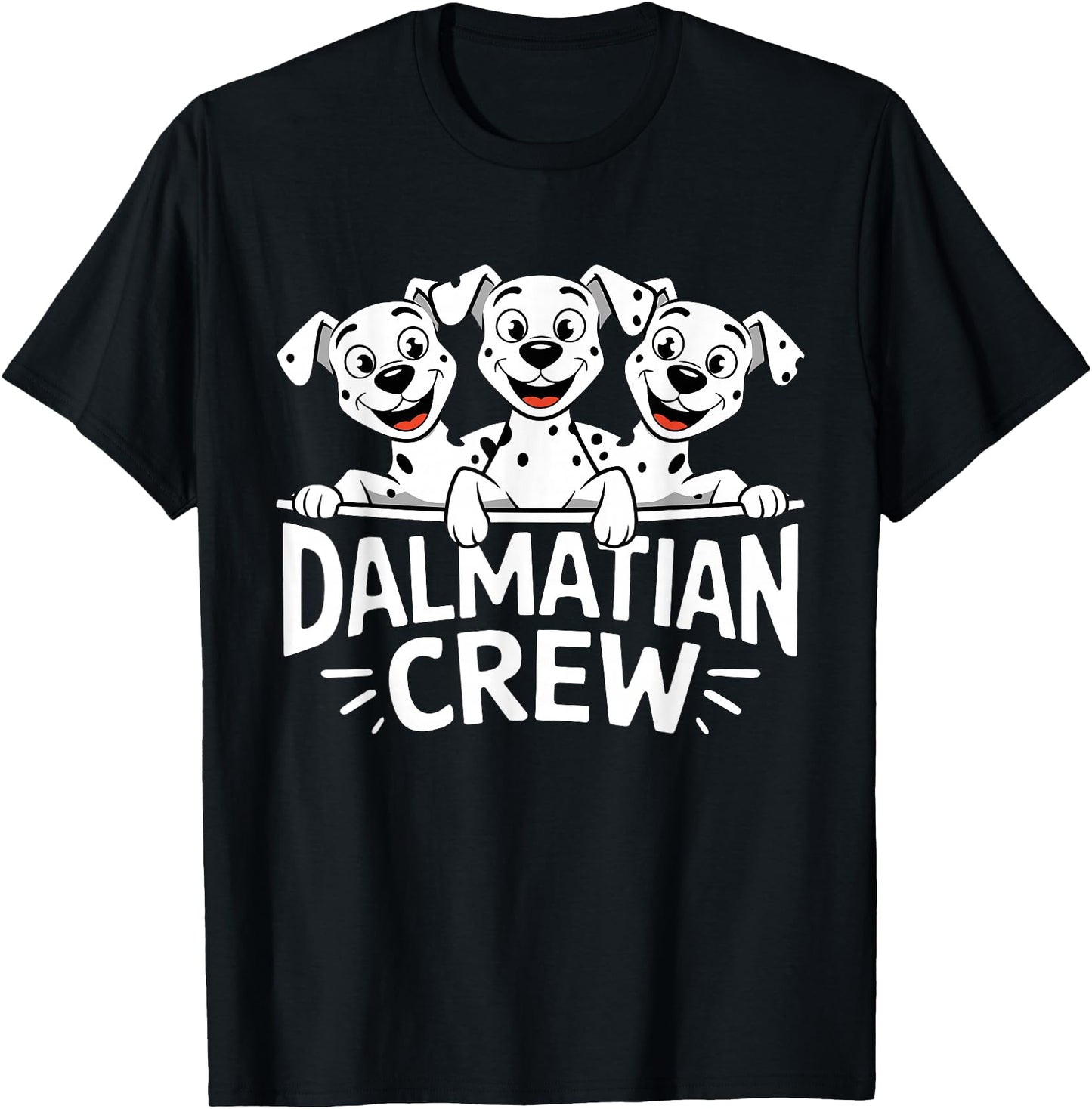 Dalmatian Crew Cute Cartoon for Dog Owners Pet Dalmatian