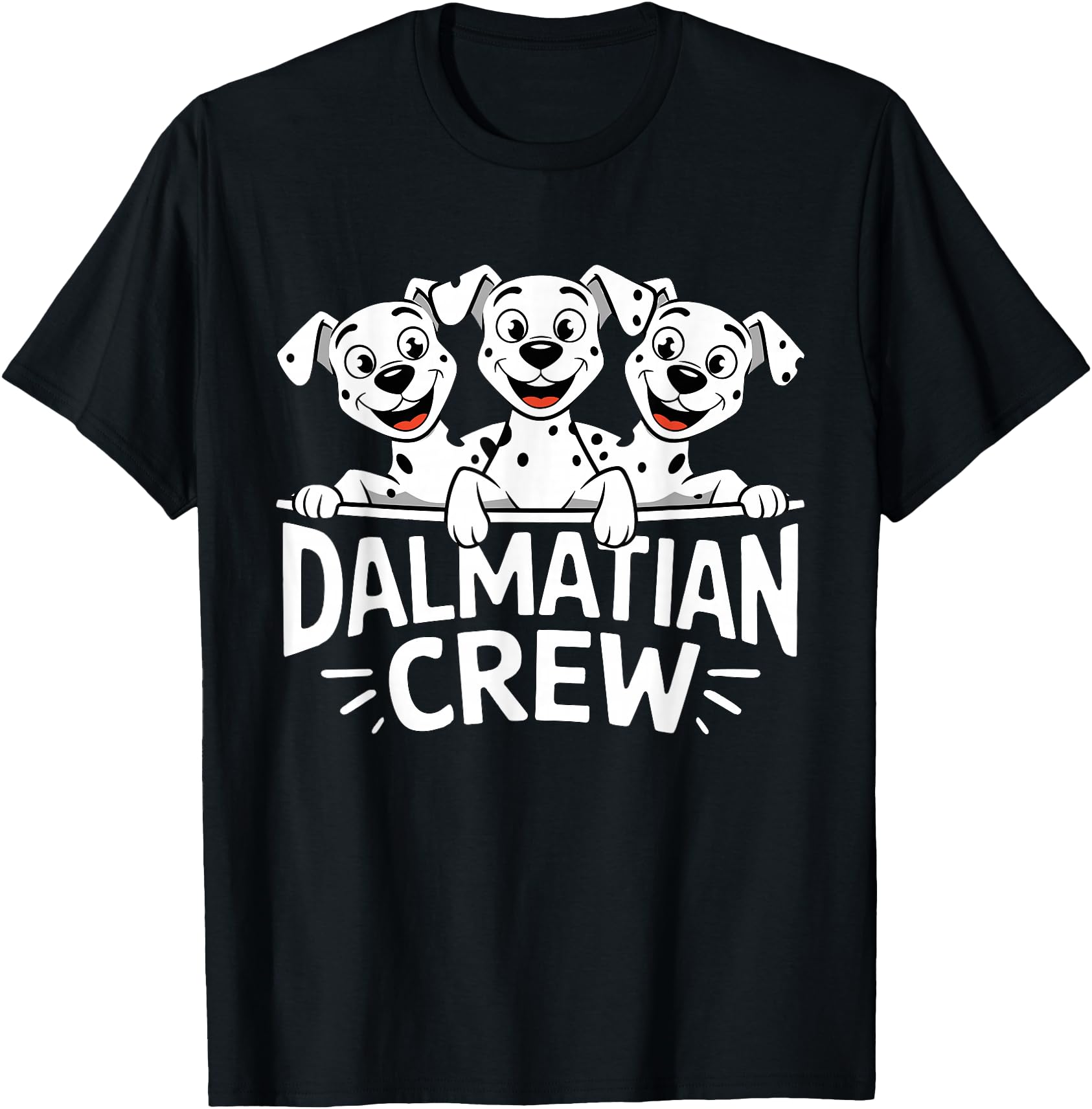 Dalmatian Crew Cute Cartoon for Dog Owners Pet Dalmatian