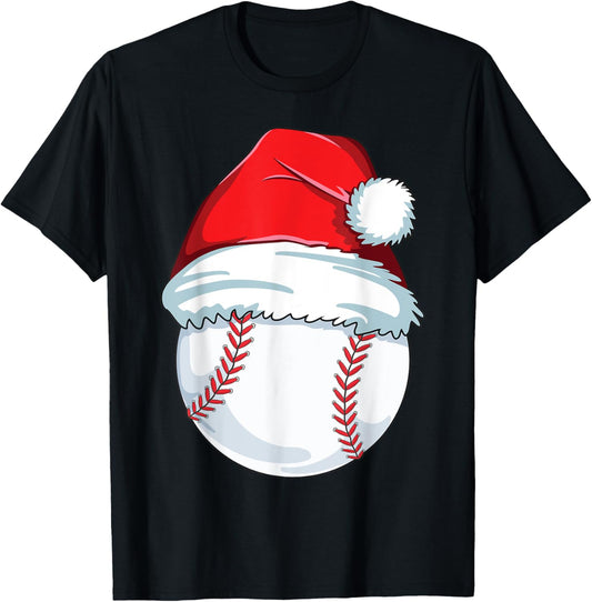 Christmas Baseball Xmas Santa Hat Ball Kids Boys Men