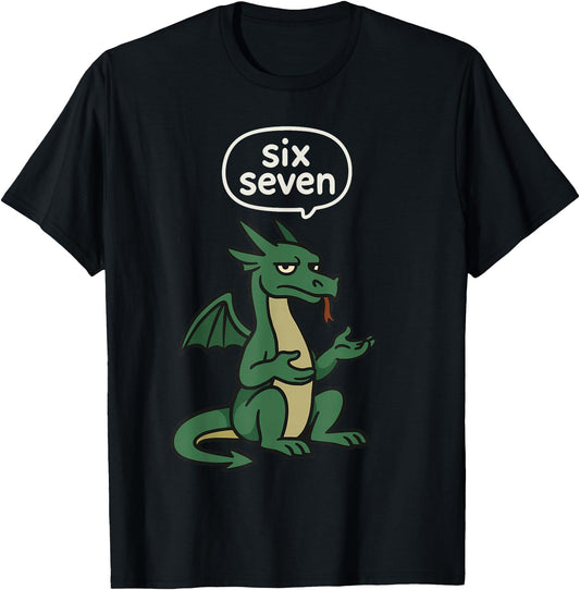 67 Six Seven 6-7 Dragon - Funny Teen Brainrot Meme