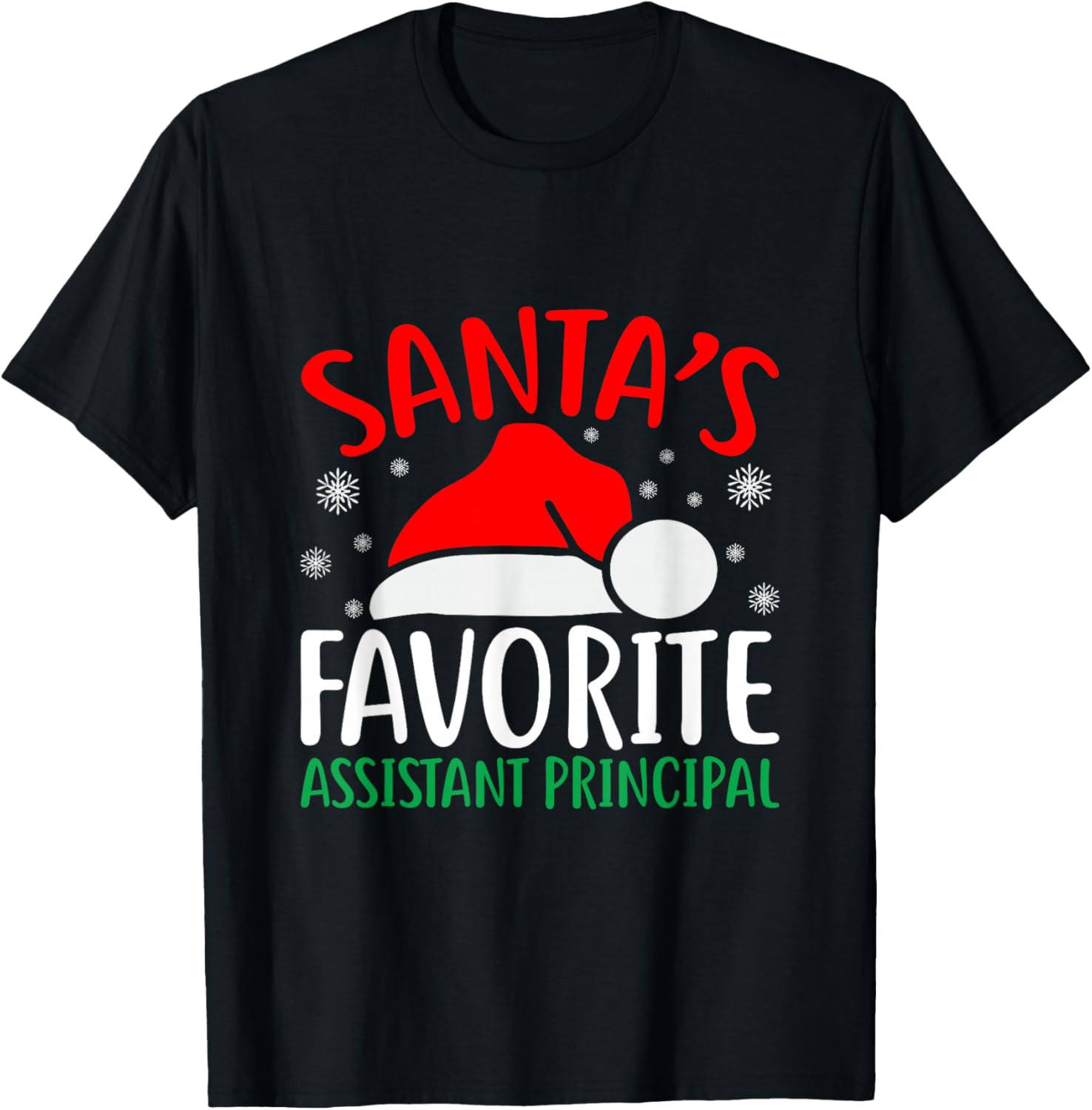 Santas Favorite Assistant Principal Funny Christmas Xmas
