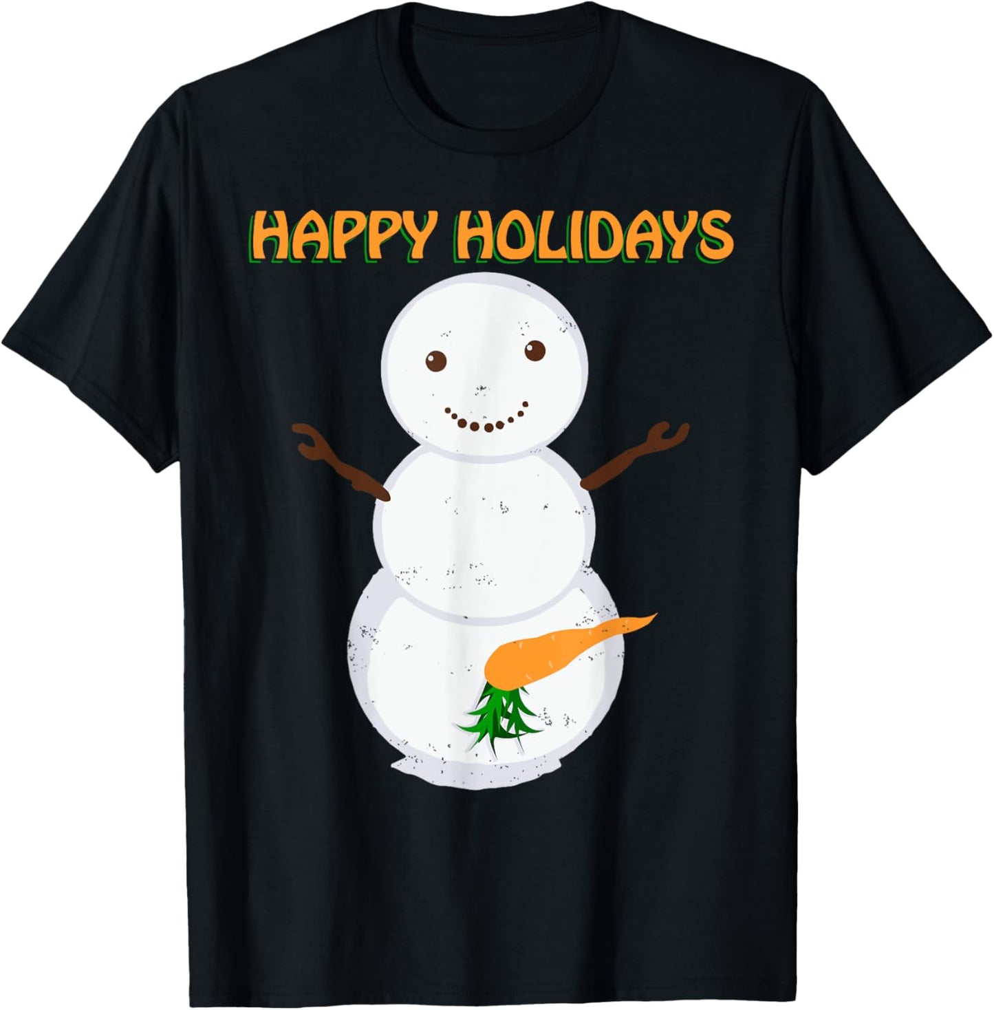 Jon Friday Xmas Naughty Dirty Carrot Snowman Funny Ugly Christmas