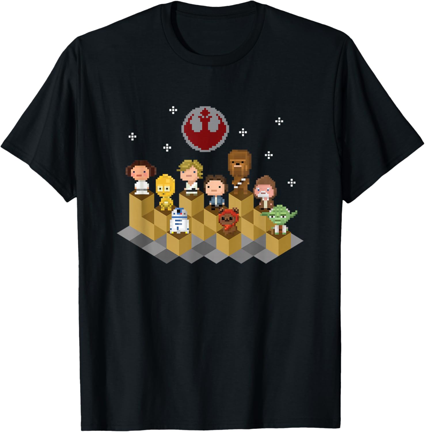 Star Wars Iconic Epic Rebel Alliance Group Shot Chibi Poster