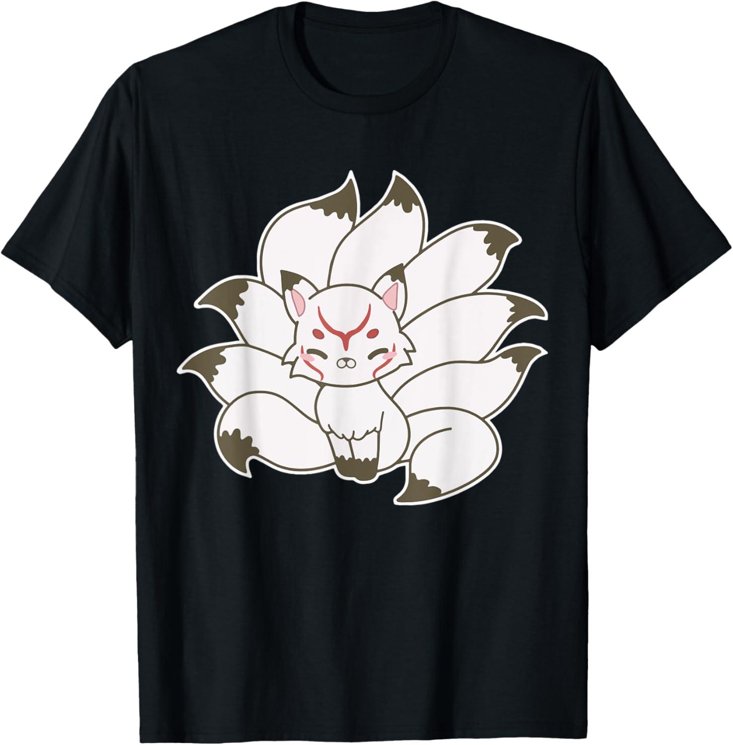 Kitsune Kawaii Chibi Anime Animal Creature with 9 Tails