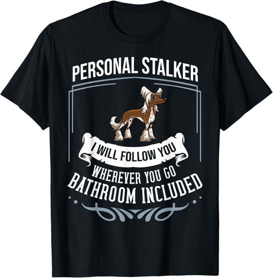 Chinese Crested Powderpuff Dog Gift Puppies Owner Lover Men Women Girls Kids T-Shirt