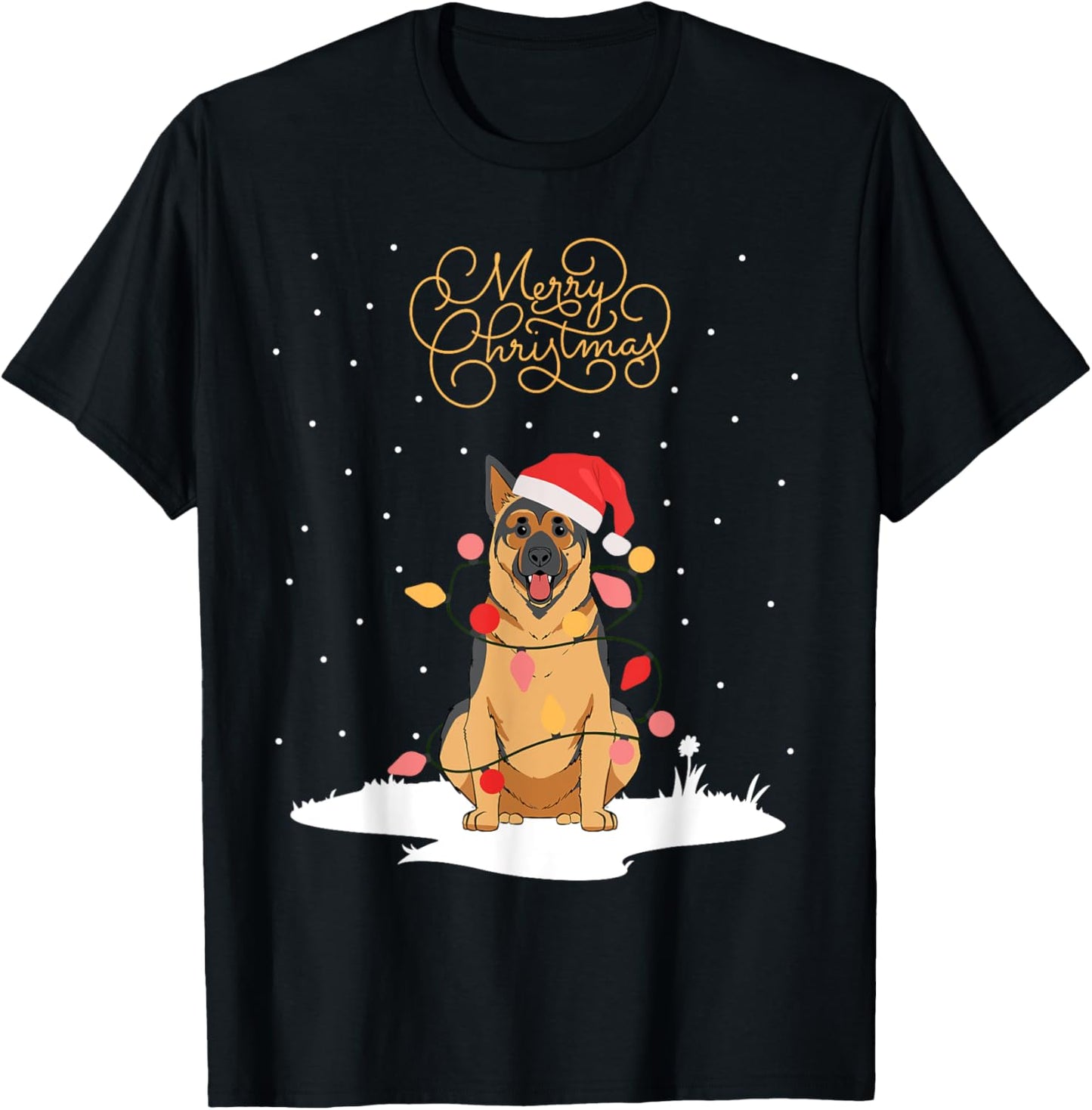 Merry Christmas Funny Xmas Christmas German Shepherd