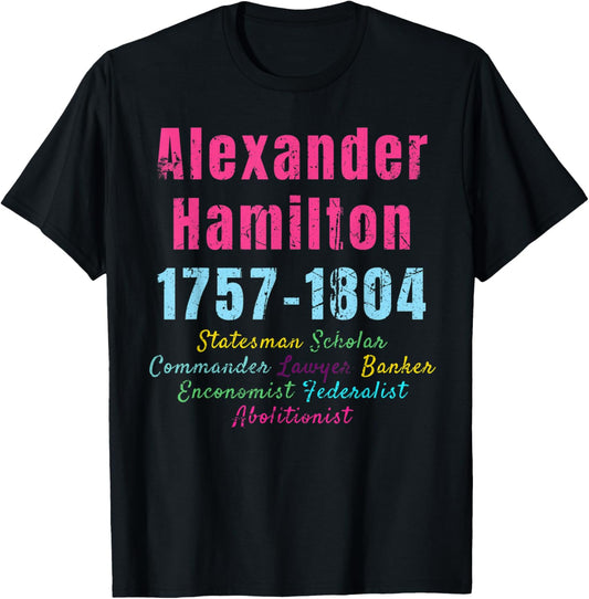 Alexander Hamilton Lovers Vintage Design T-Shirt