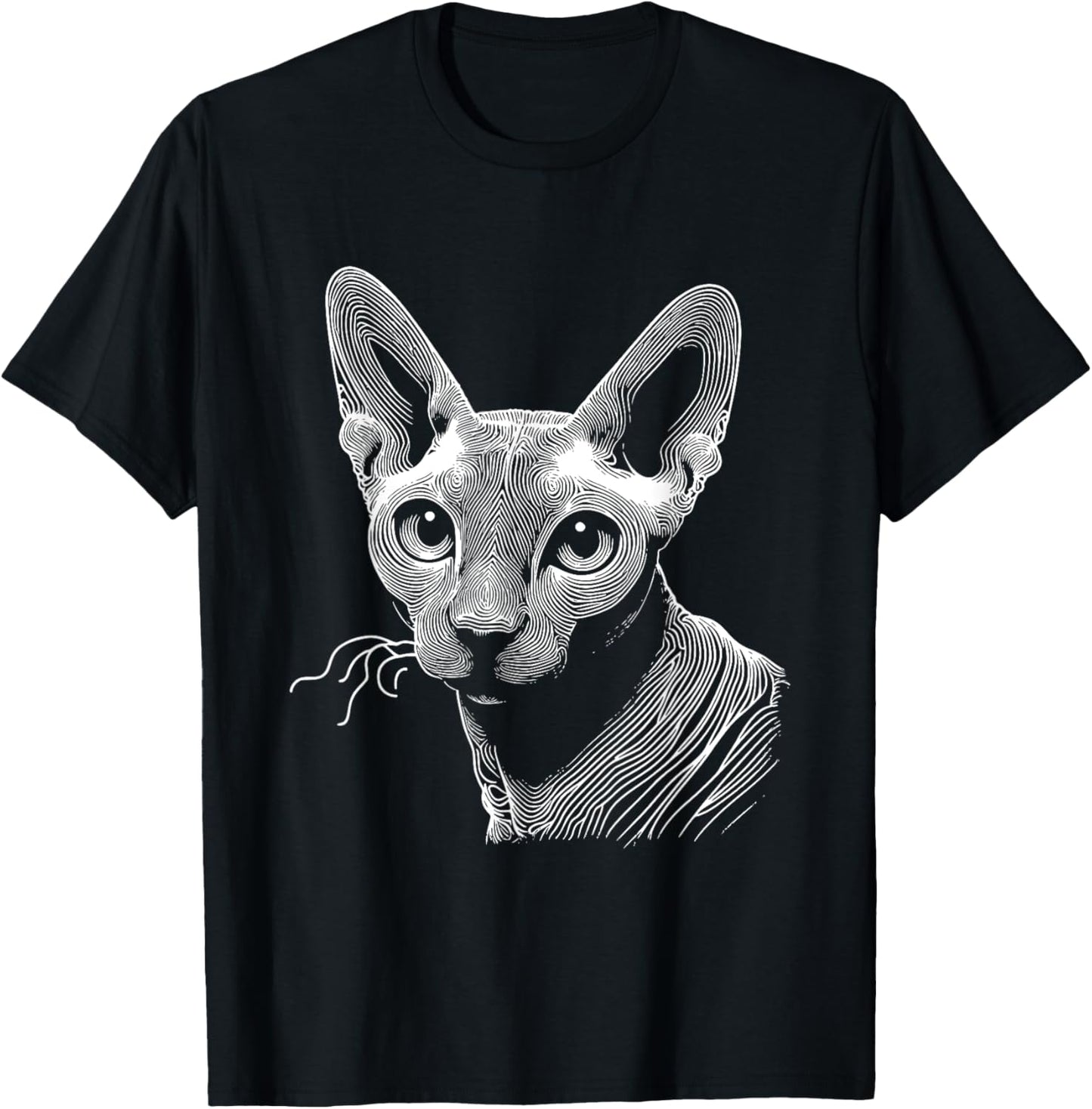 Cat Fingerprint - Cornish Rex Dad Mom Men Women T-Shirt
