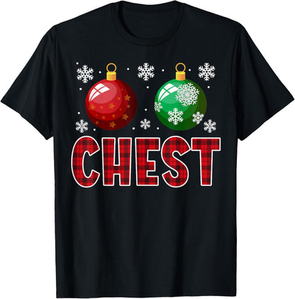 Chest Nuts Matching Chestnuts Funny Christmas Couples Xmas