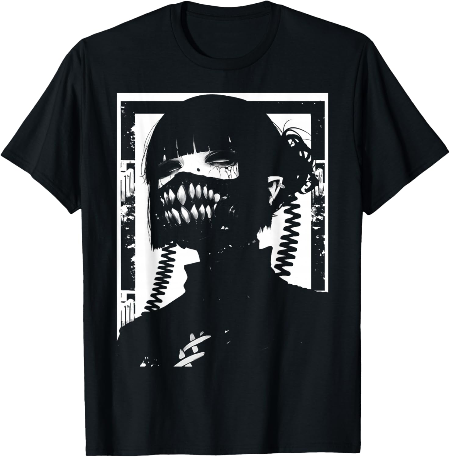 Horror Techwear Ghoul Girl Cybergoth Gothic Anime Manga
