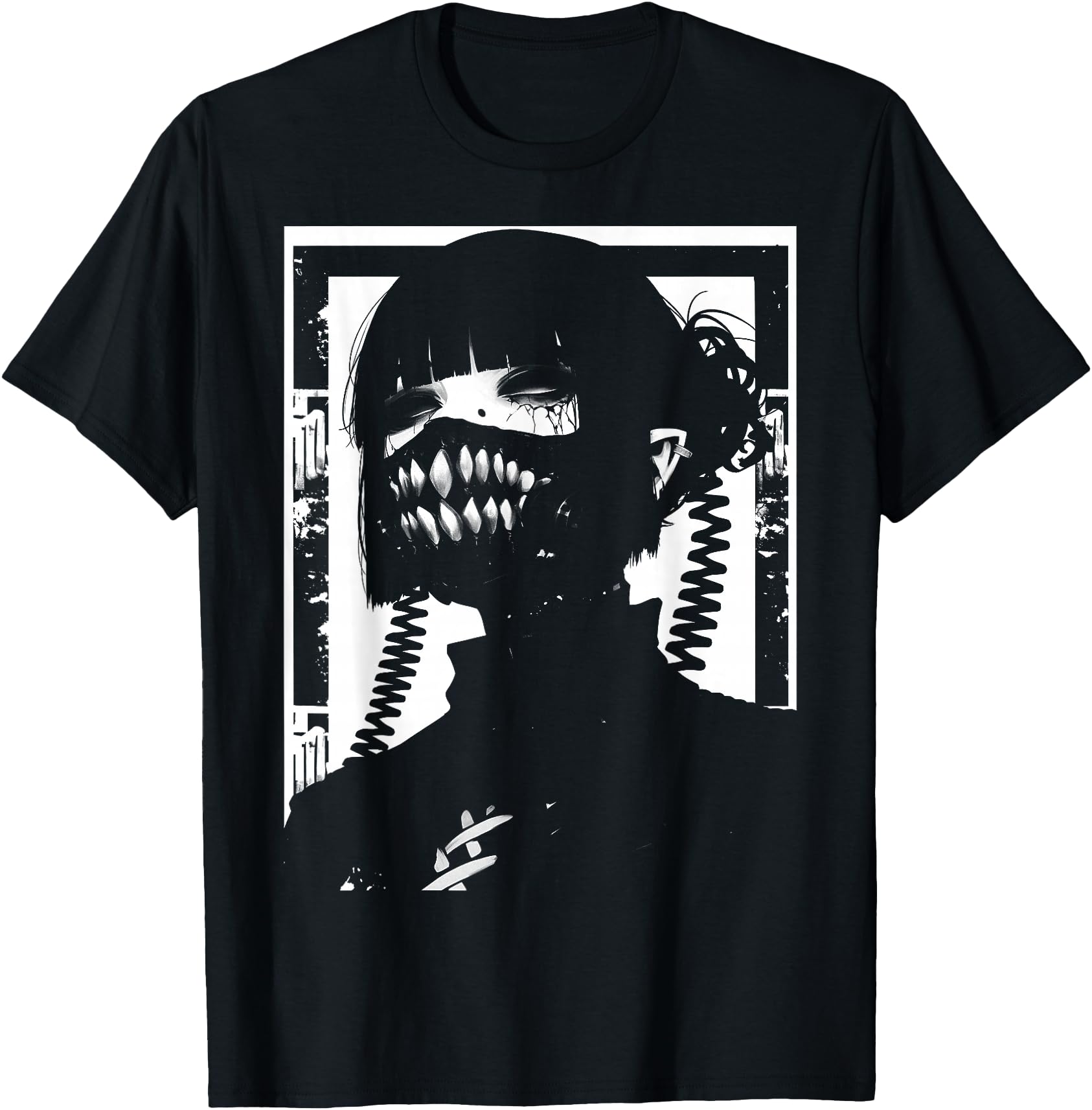 Horror Techwear Ghoul Girl Cybergoth Gothic Anime Manga