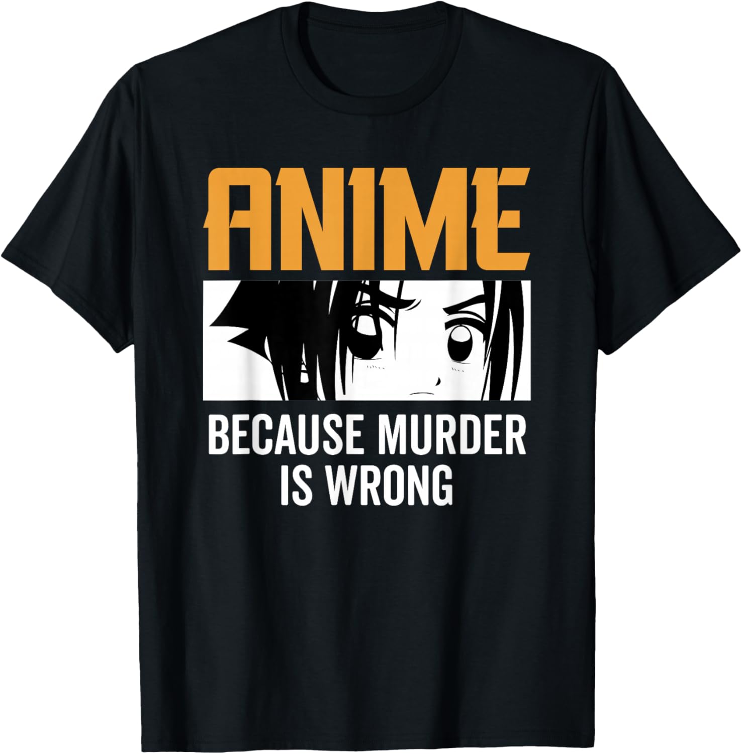Anime Because Murder is Wrong Kawaii Chibi Graphic