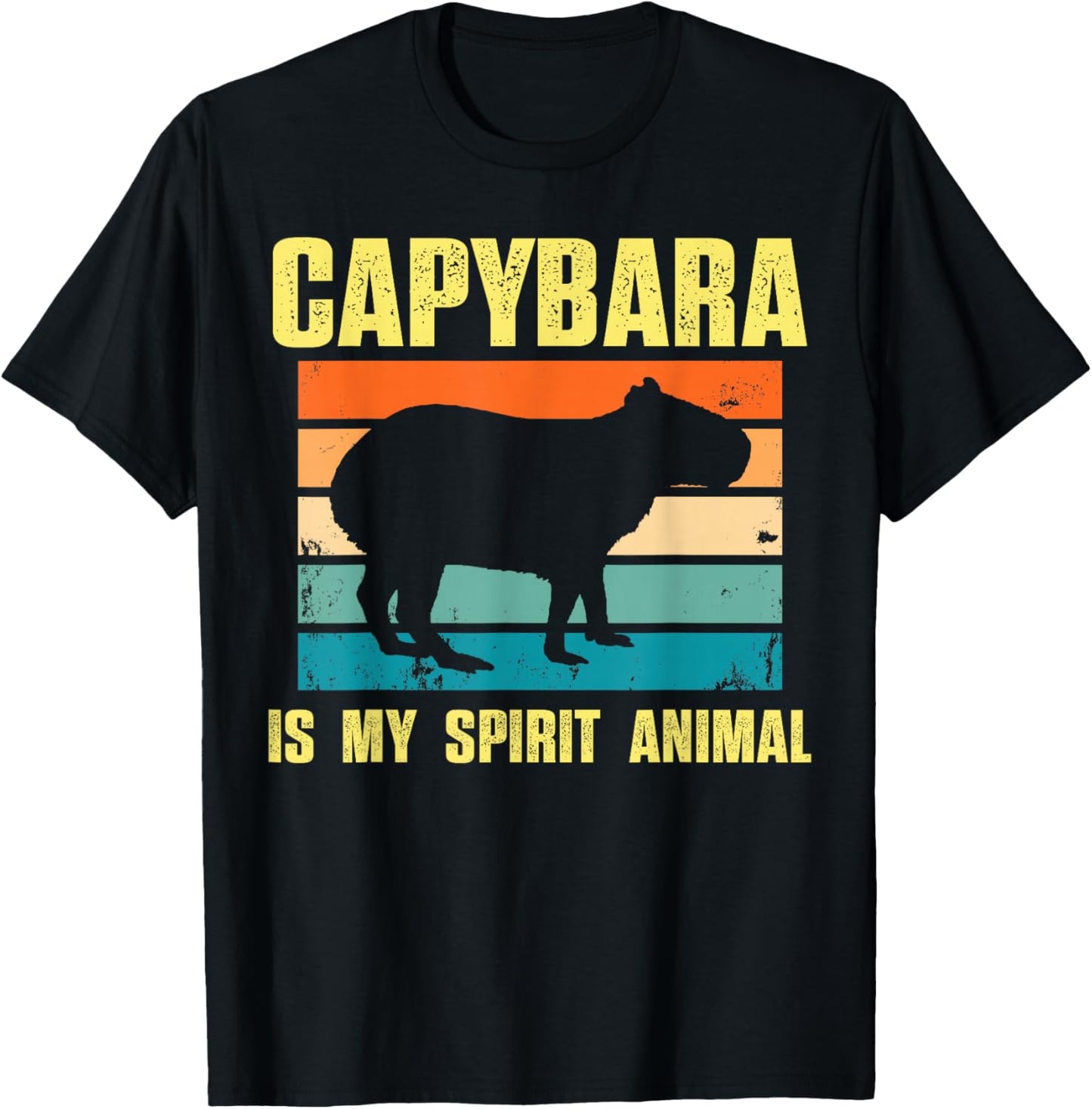 Capybara Is My Spirit Animal Capybara Men Women T-Shirt