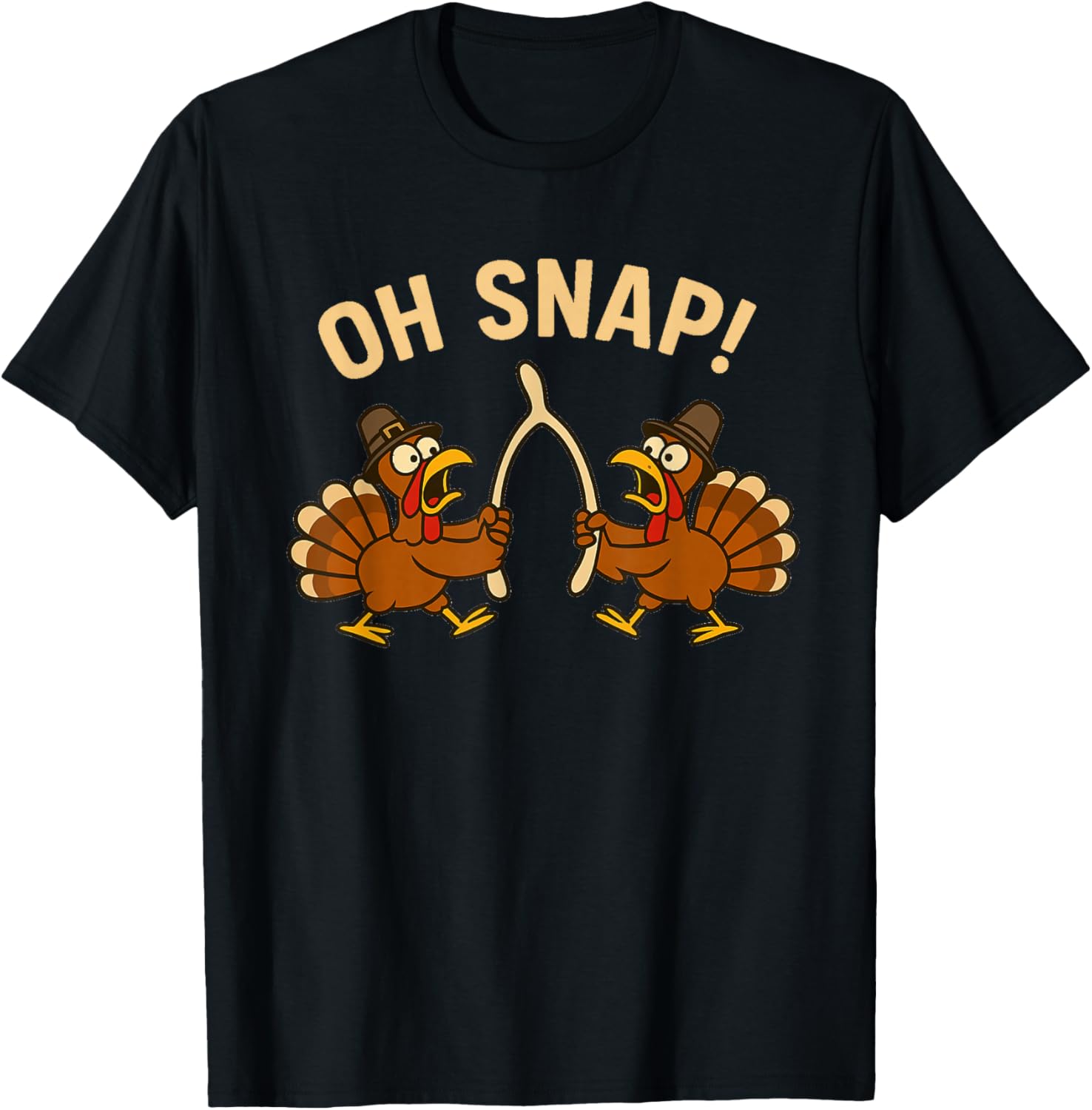 Funny Thanksgiving Cartoon Turkeys Wishbone Oh Snap!