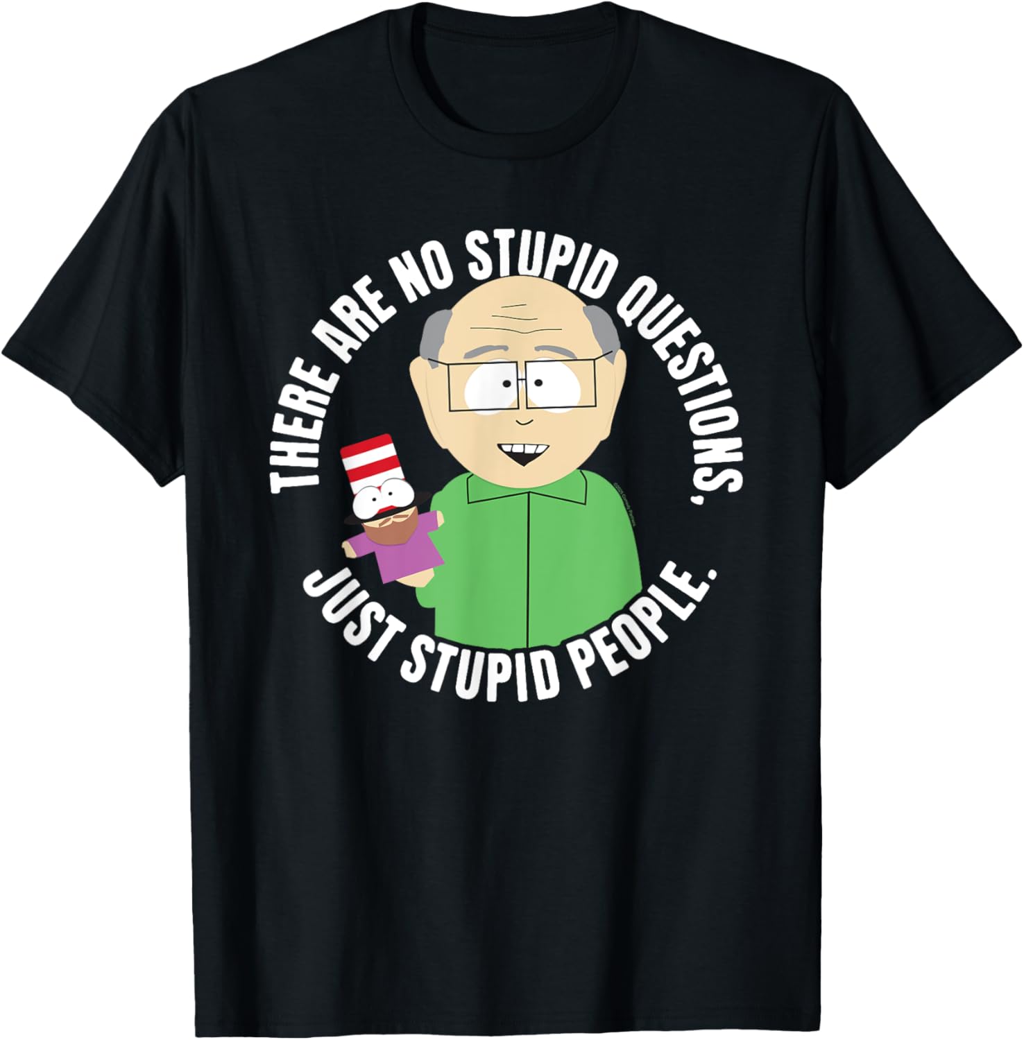 South Park No Stupid Questions Mr. Garrison Funny Cartoon
