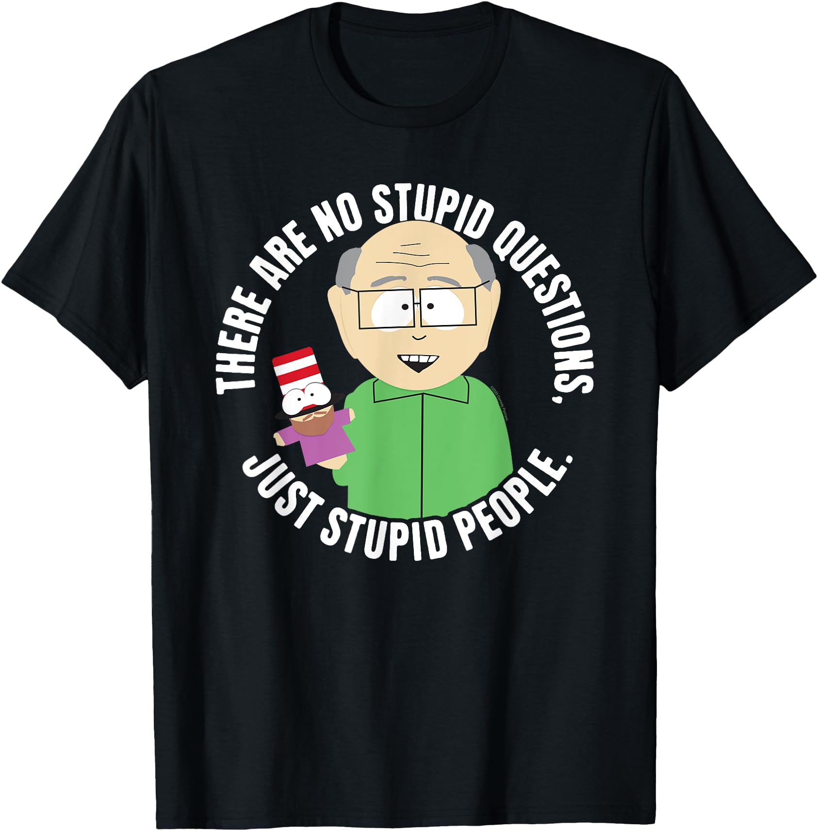 South Park No Stupid Questions Mr. Garrison Funny Cartoon
