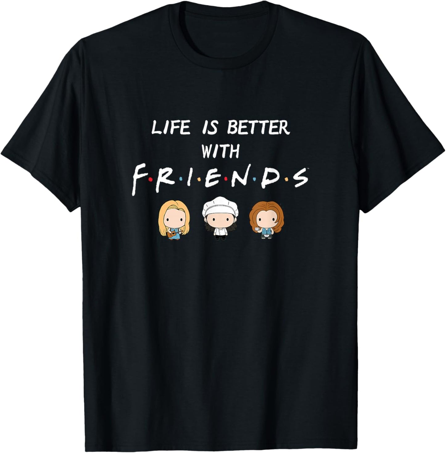 Friends Life Is Better With Friends Chibi Character Icons