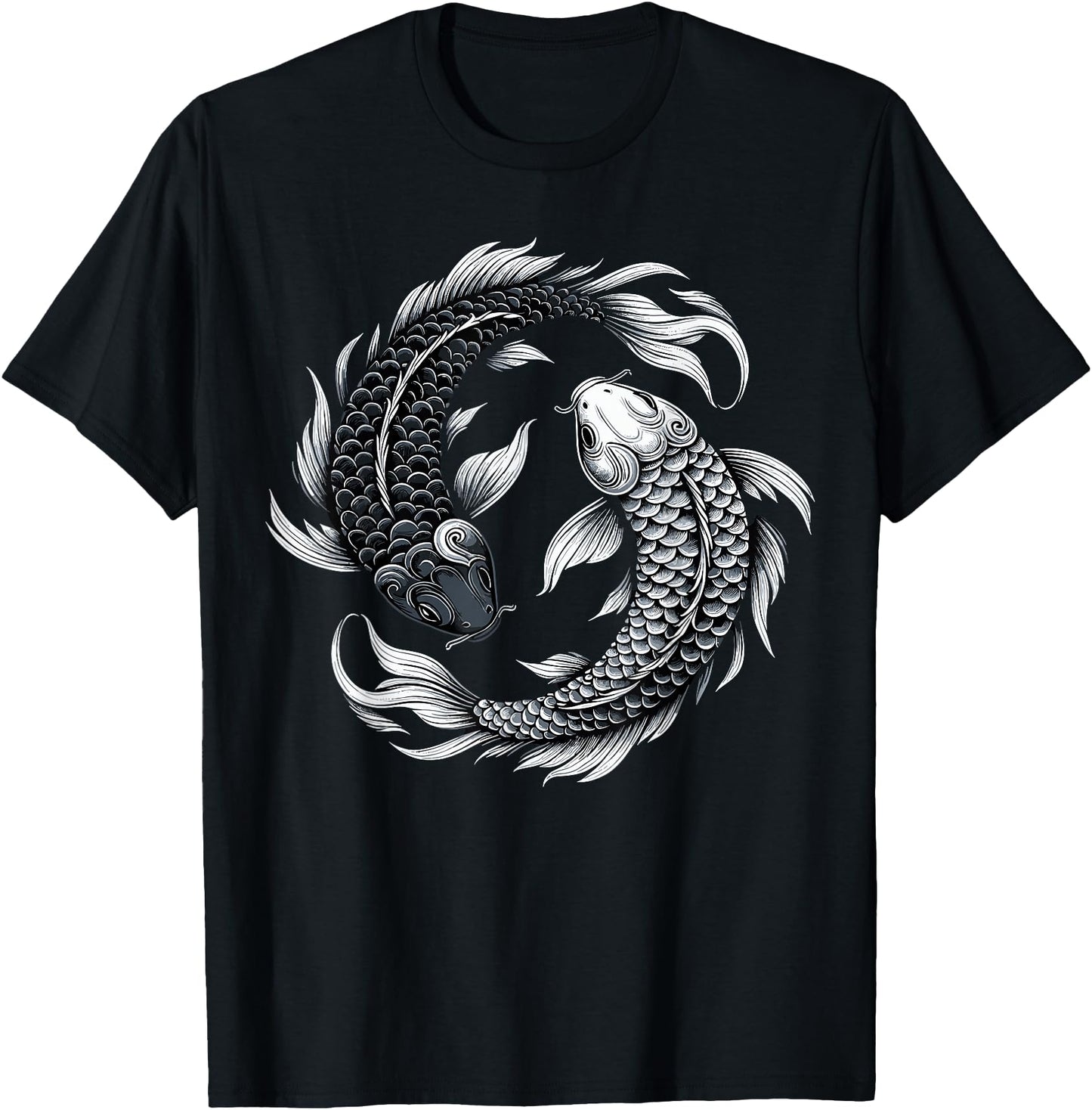 Japanese Koi Fish Lover Yin And Yang
