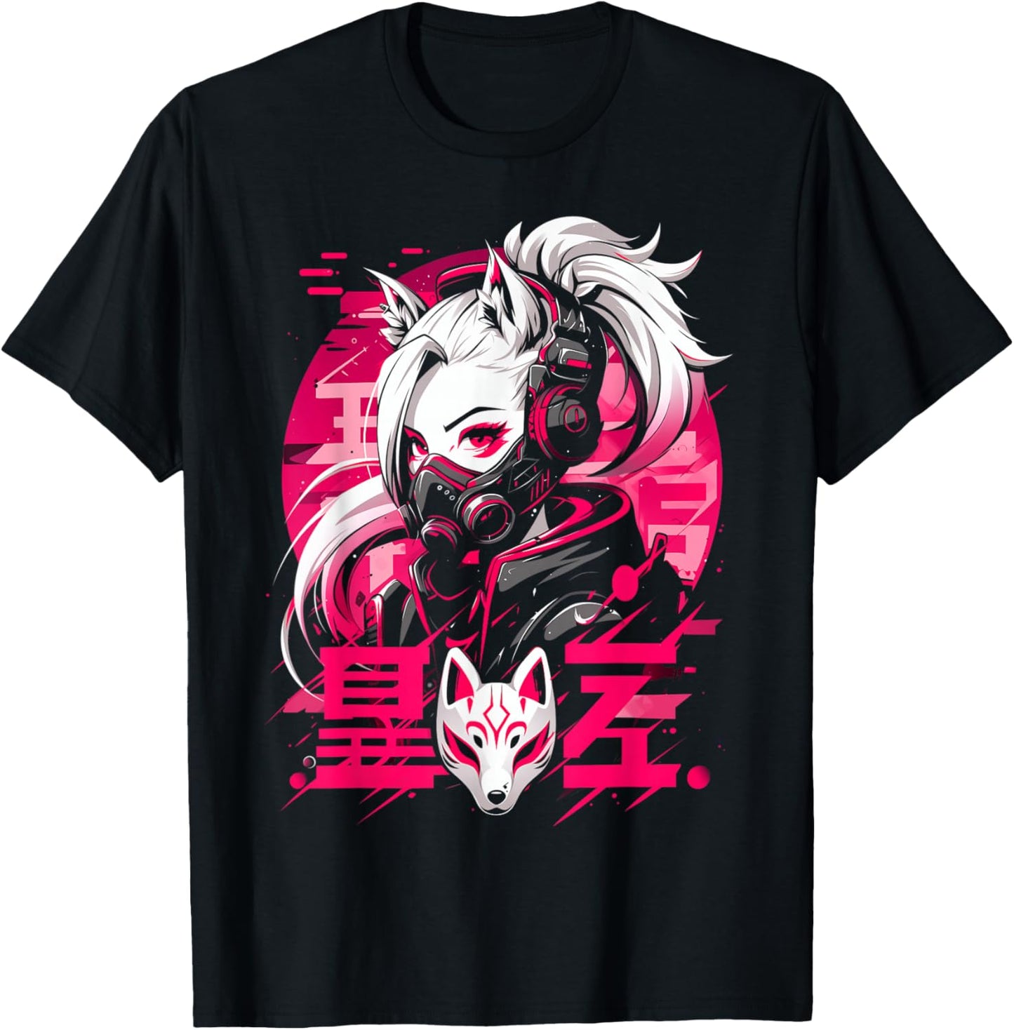 Anime Manga Cyberpunk Aesthetic Techwear Harajuku Kitsune