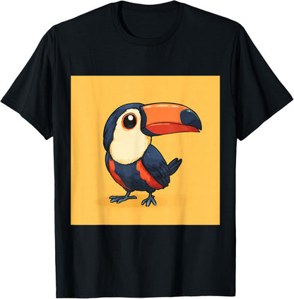 Sweet, Playful, Overly Cute Chibi Style Cute Toucan