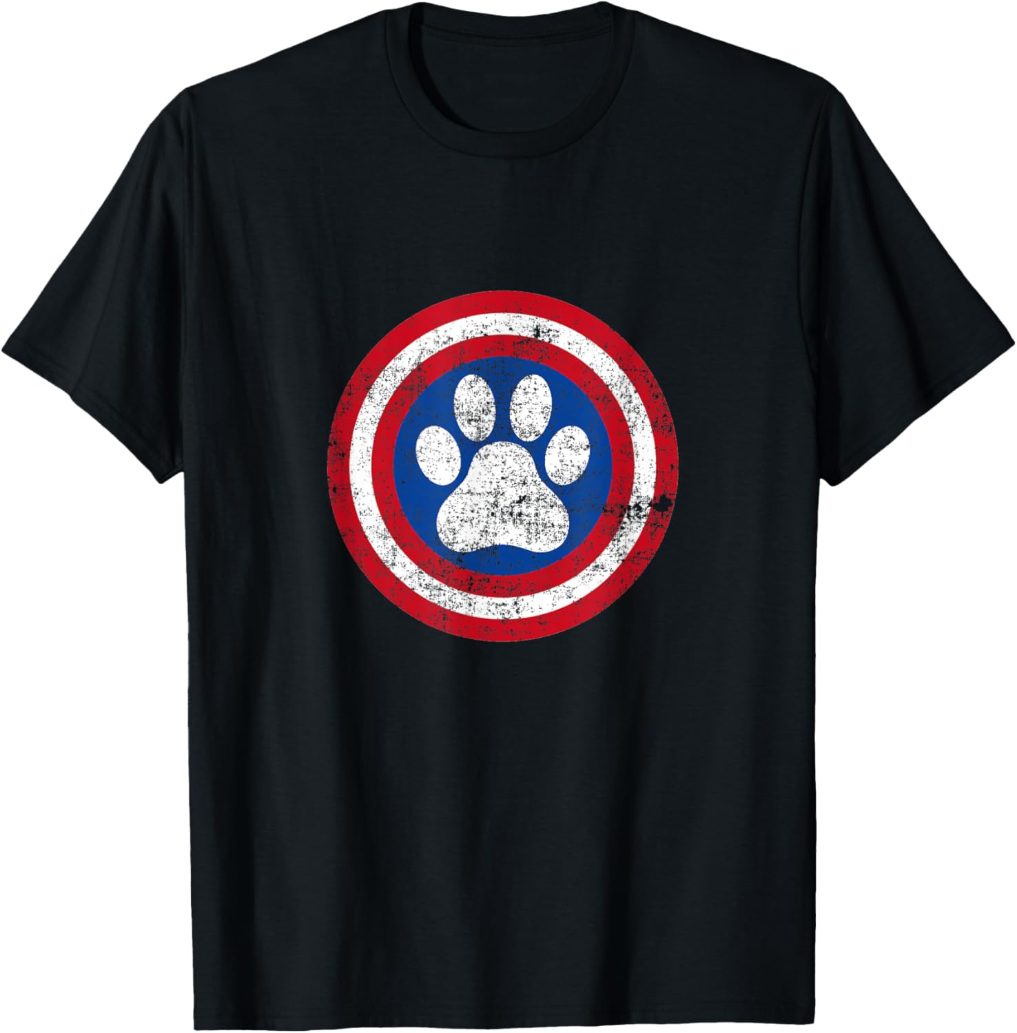 Captain Dog Super Hero Funny Pet Lover T-Shirt for Men Women Kids