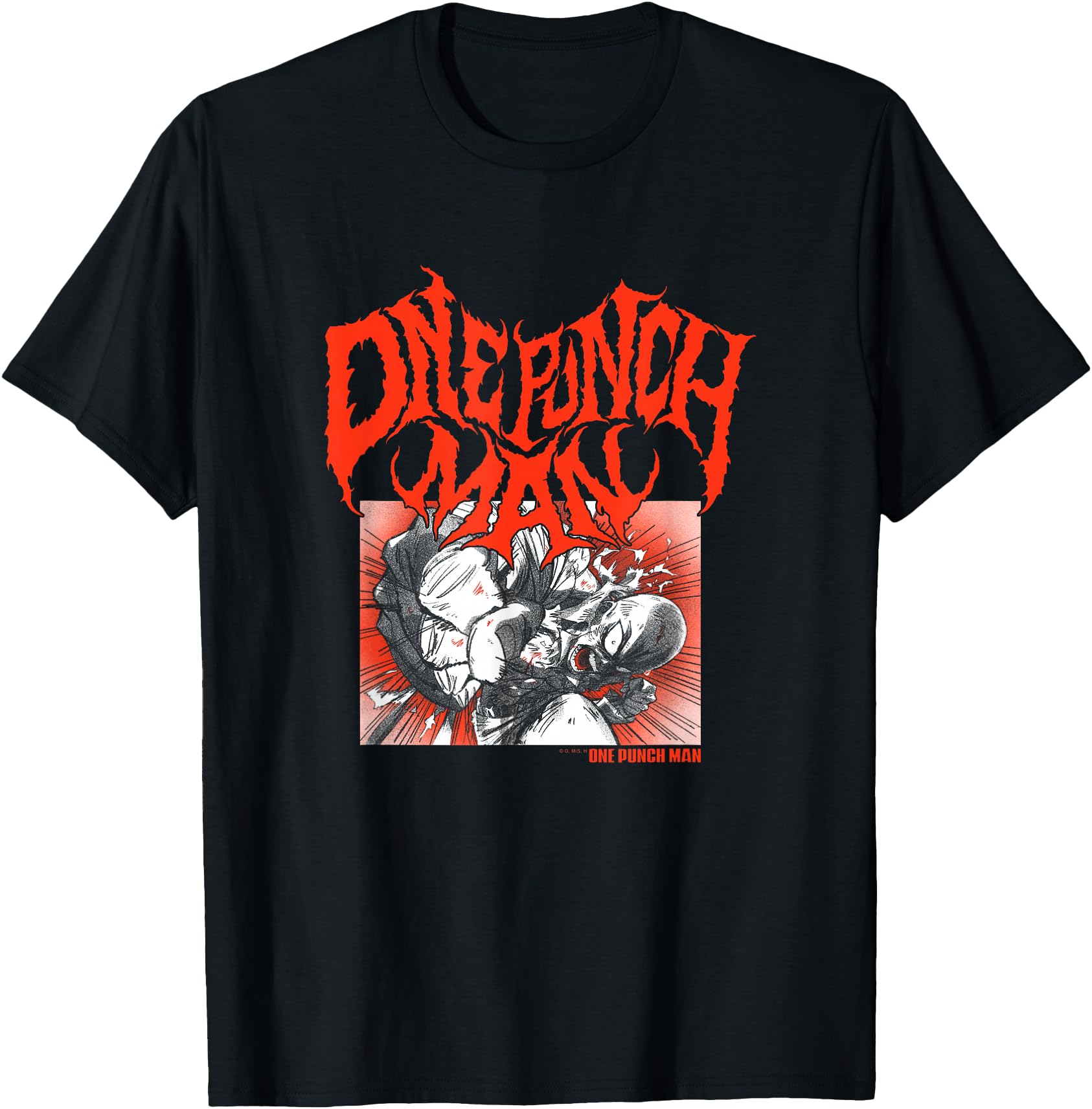 One Punch Man Metal Inspired Logo