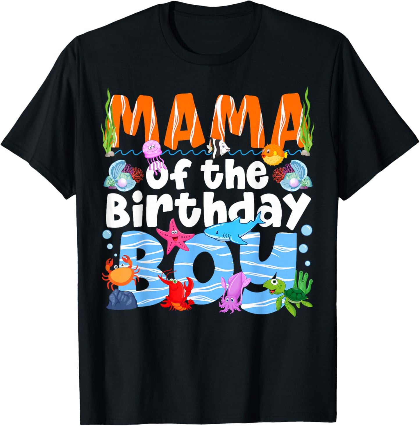 Mama Under Sea Birthday Party Boys Ocean Sea Animals Themed