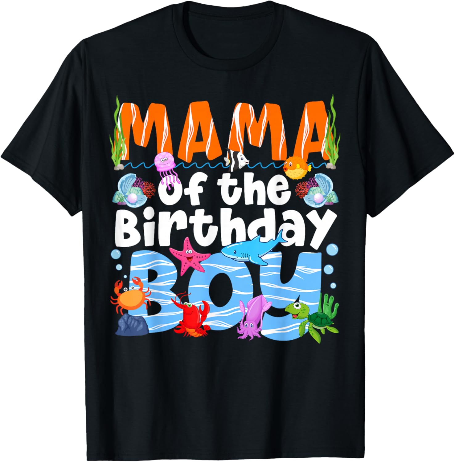 Mama Under Sea Birthday Party Boys Ocean Sea Animals Themed
