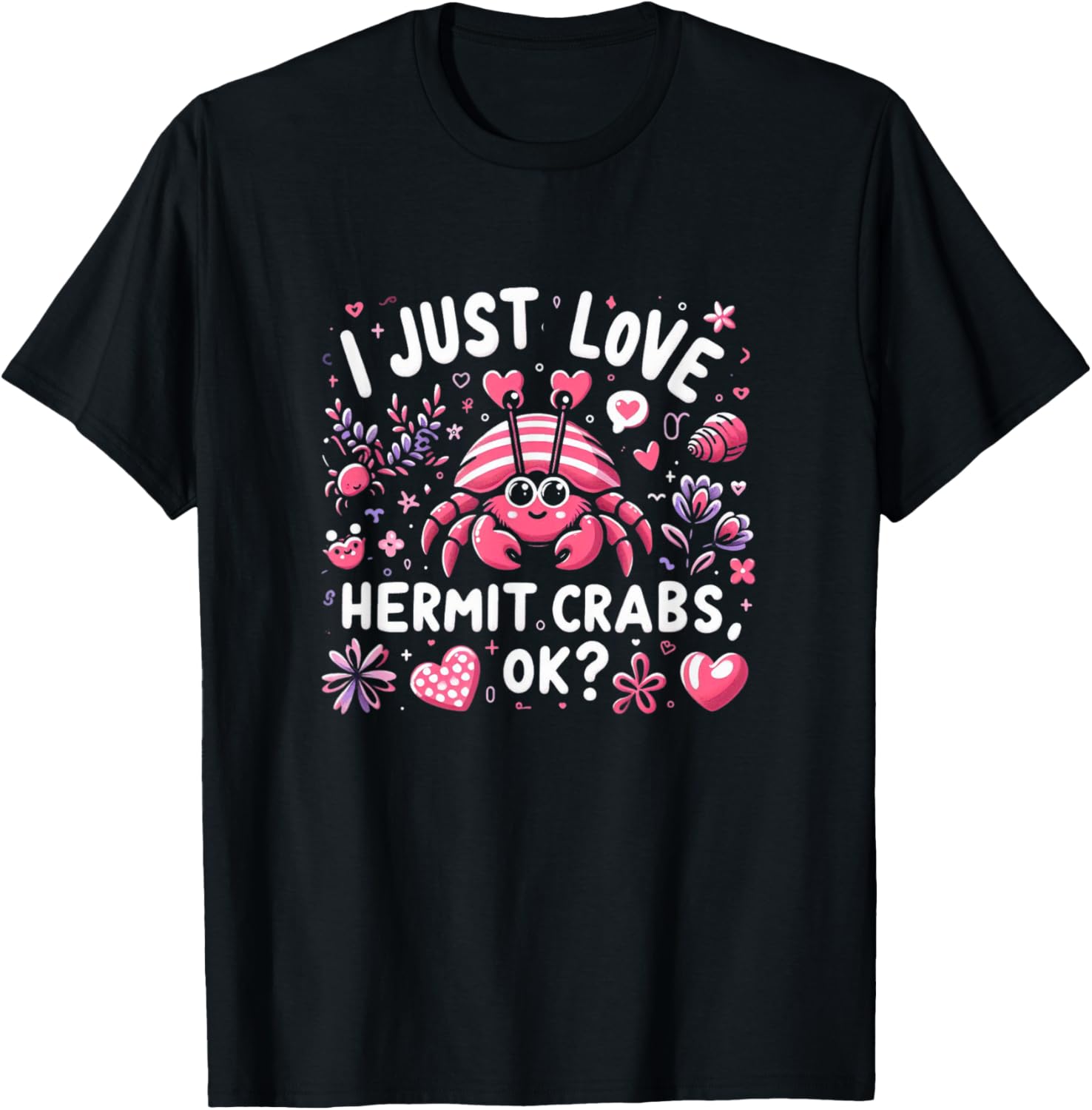 Hermit Crab Shirt Girls Hermit Crab Lover Hermit Crabs