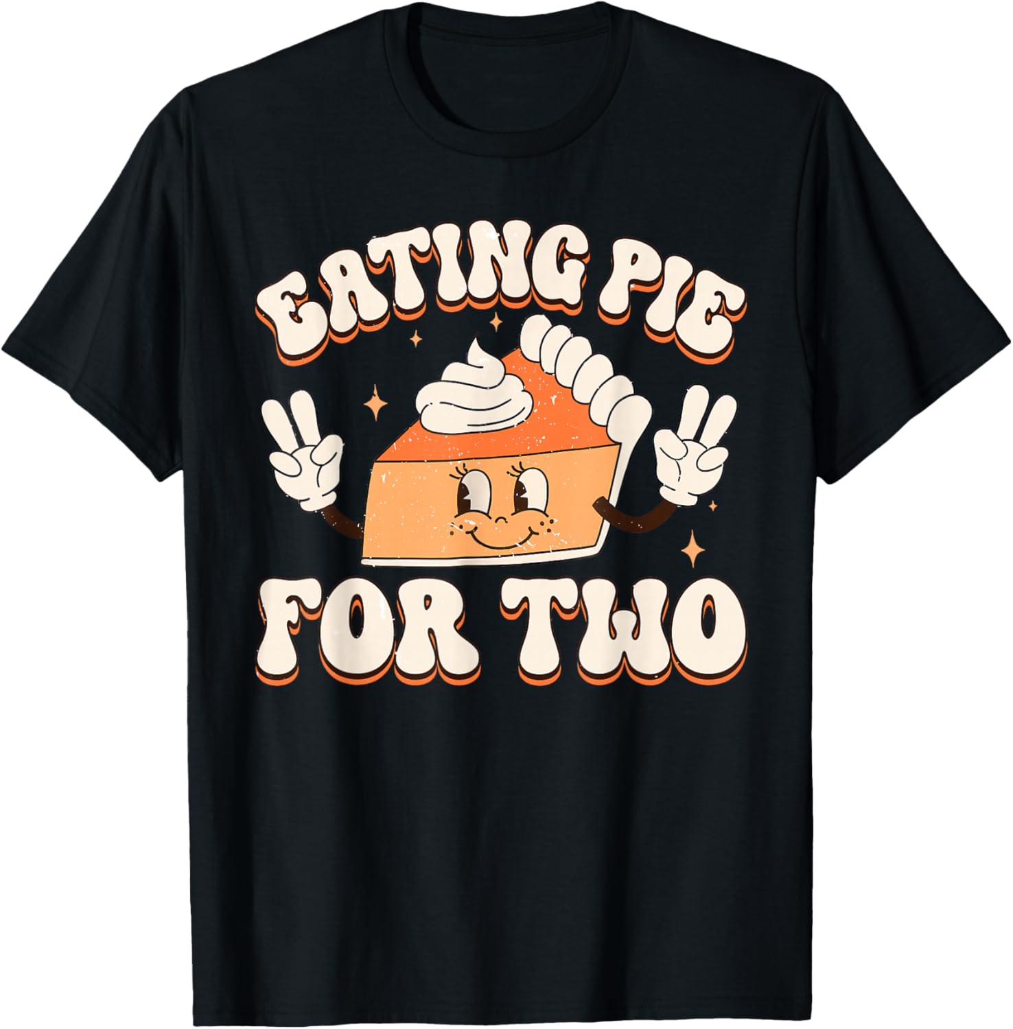 Eating Pie for Two Thanksgiving Baby Announcement