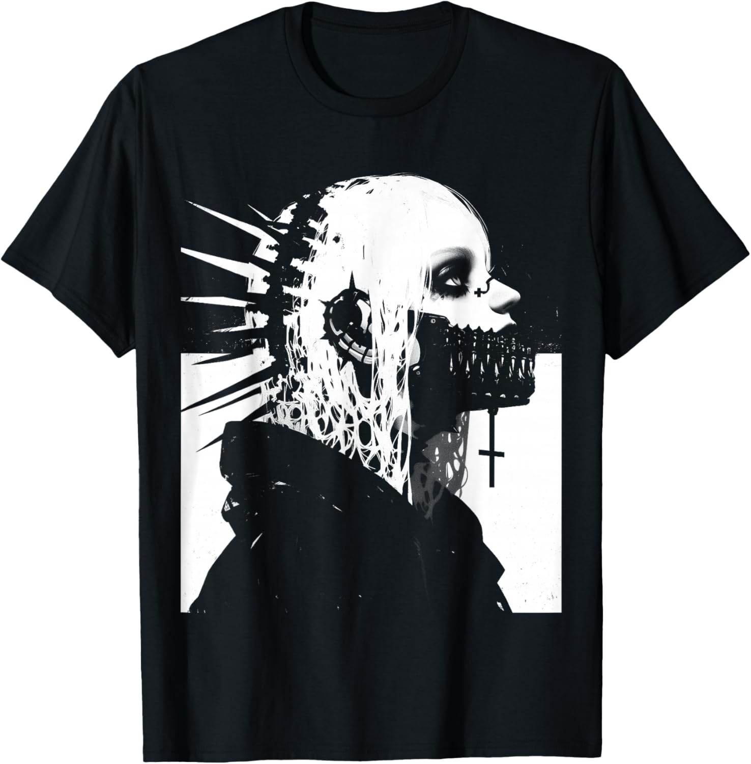 Horror Techwear Ghoul Girl Cybergoth Gothic Anime Manga