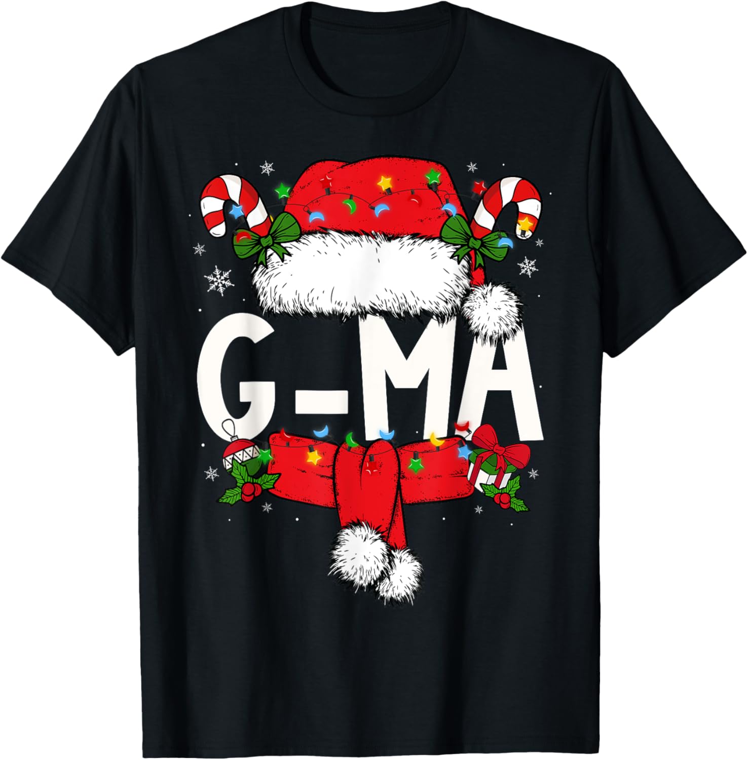 G-ma Christmas Pajama Santa Claus Family Matching Grandma