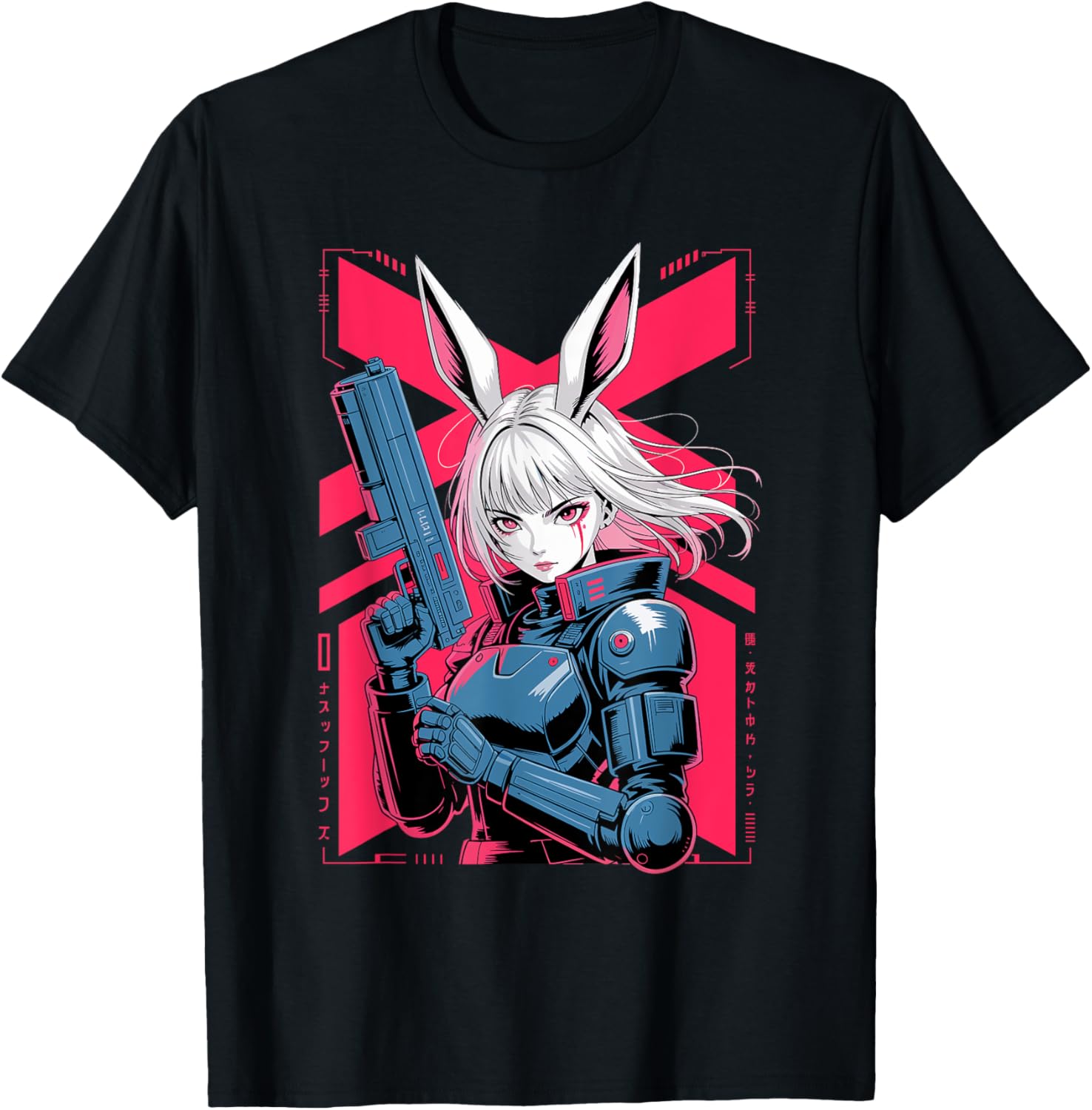 Bunny Girl Techwear Harajuku Anime Manga Cyberpunk Aesthetic