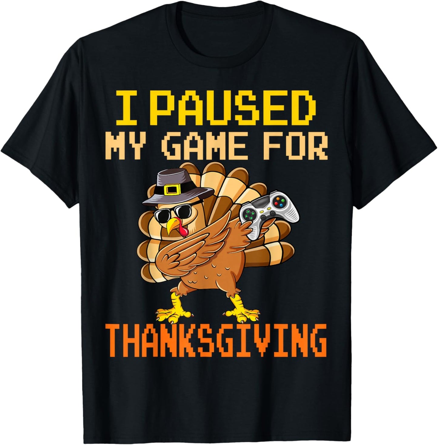 Happy Thanksgiving gaming fall Turkey gamer boys kids men