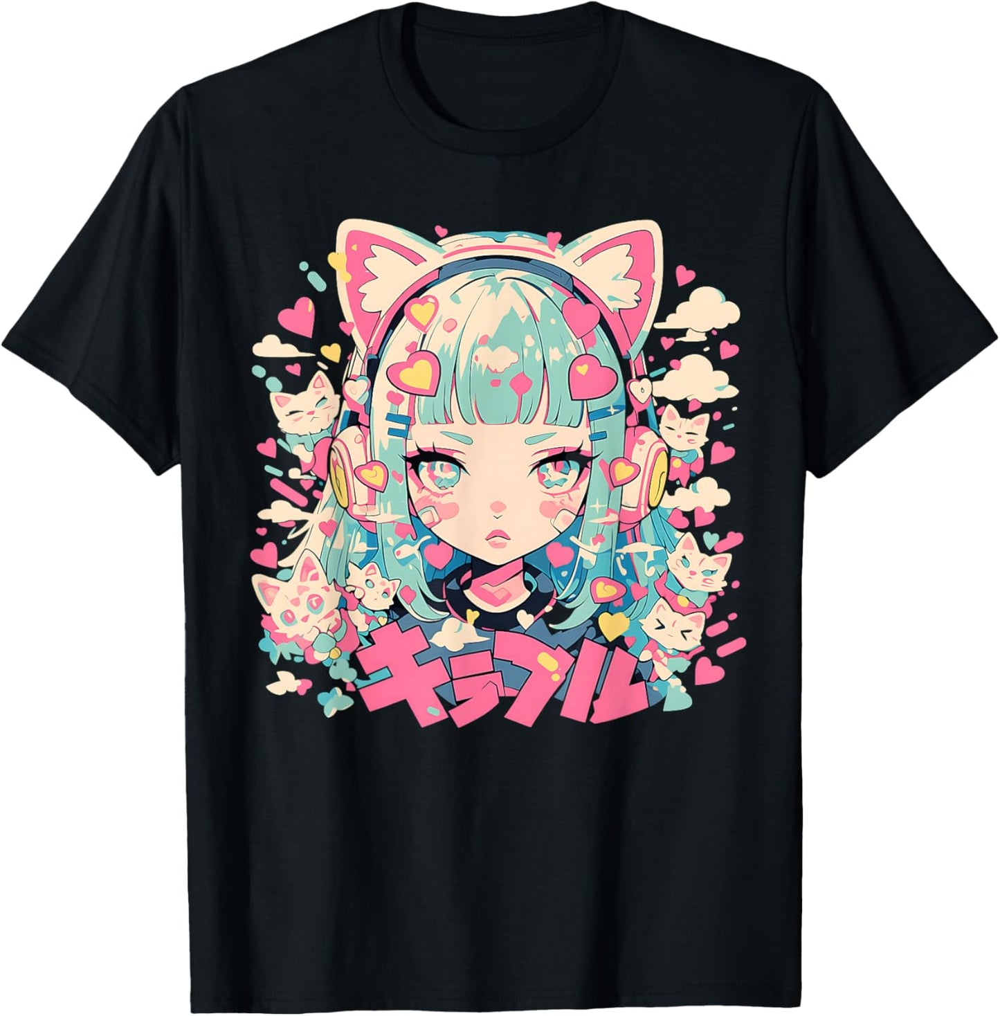 Anime Waifu Cute Anime manga Cat Girl Sweet Retro Japan