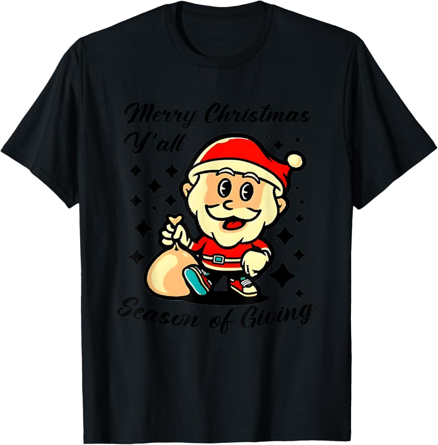 Merry Christmas Y\u2019all Season Of Giving Santa Chibi