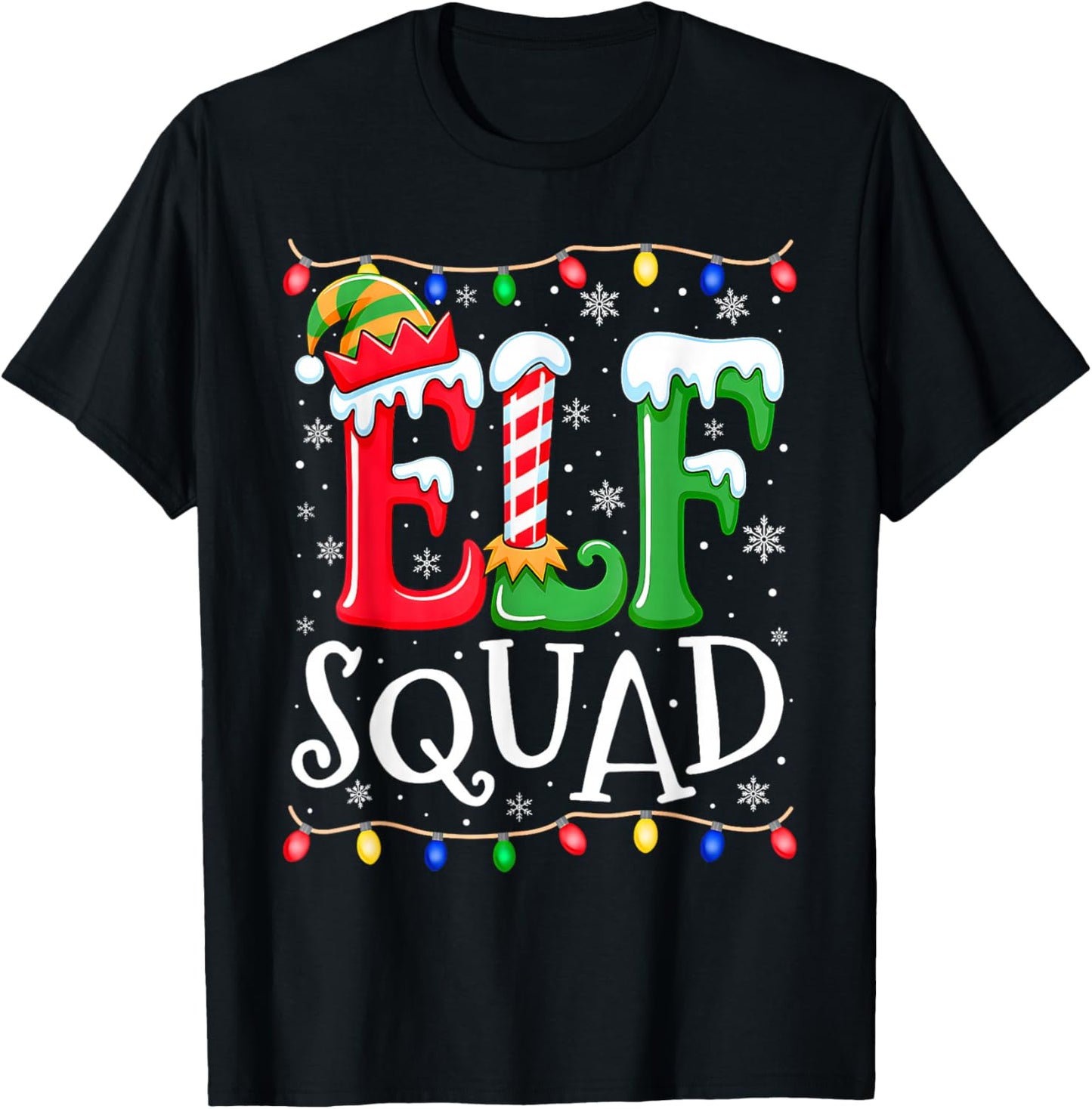 Family Christmas Matching Pajamas Elf Xmas Squad