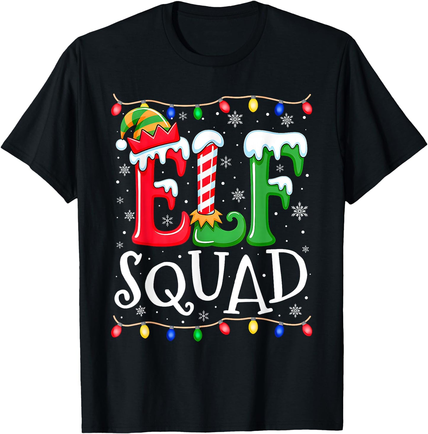 Family Christmas Matching Pajamas Elf Xmas Squad