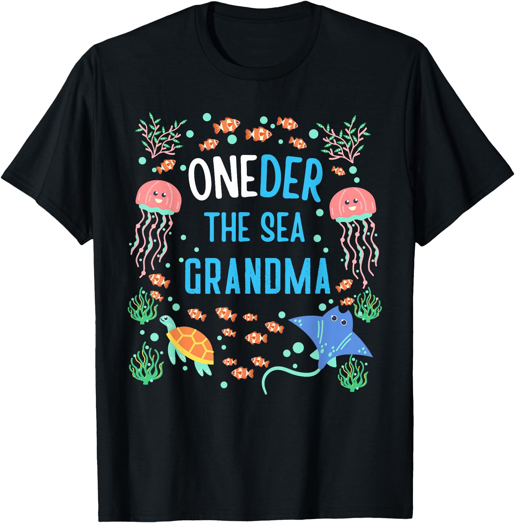 OneDer The Sea Grandma 1st Birthday Matching