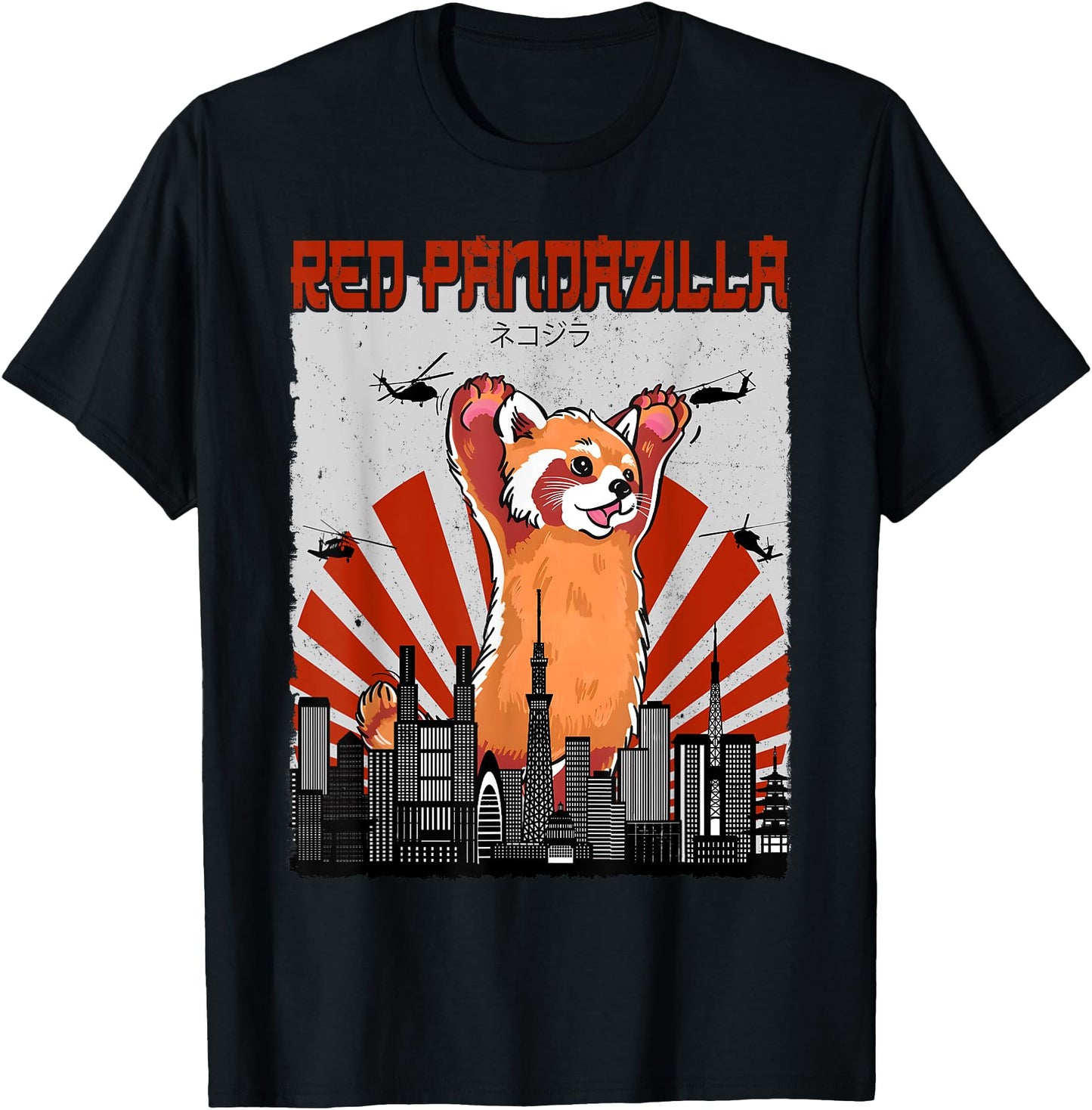 Vintage RedPanda lover - Funny Kawaii Red Pandazilla