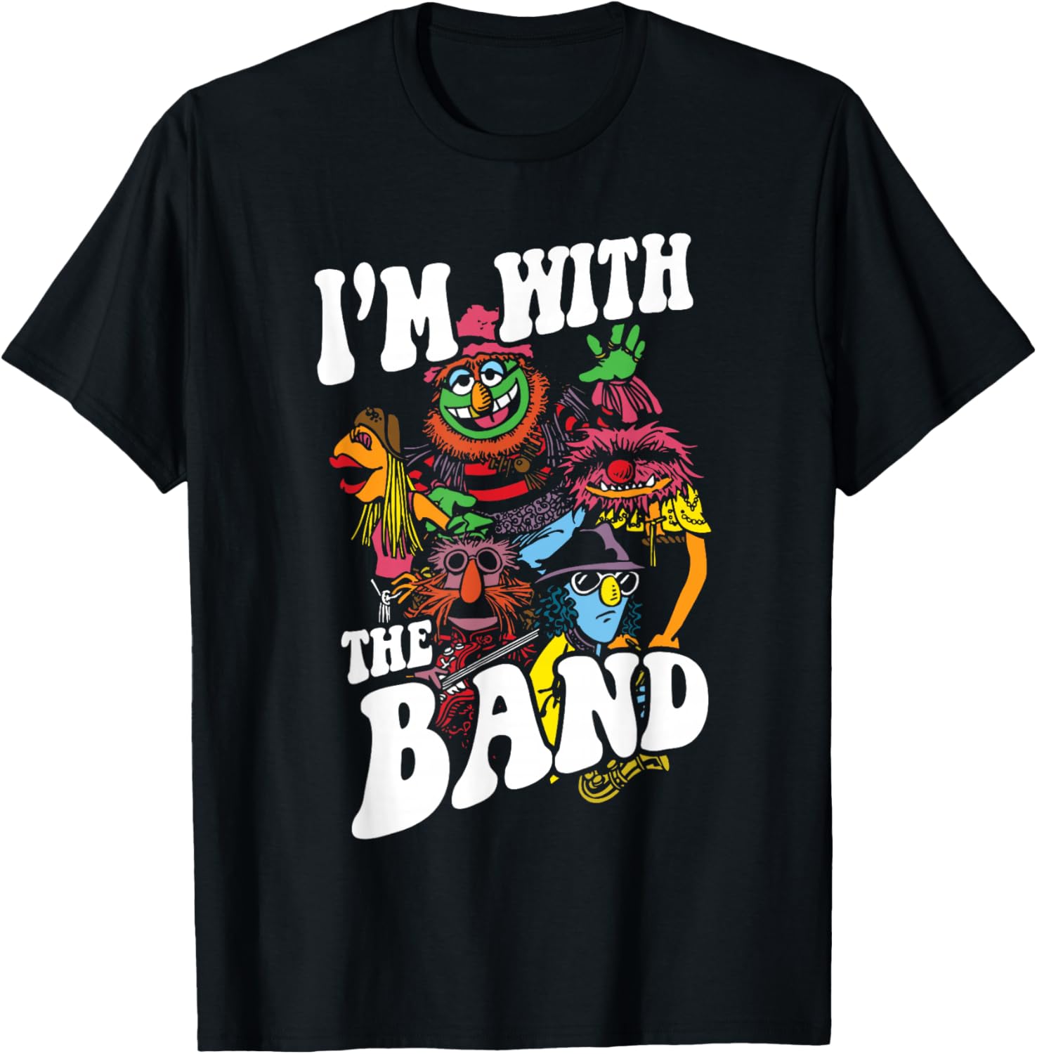 Disney The Muppets I'm With The Band Color Rock Poster