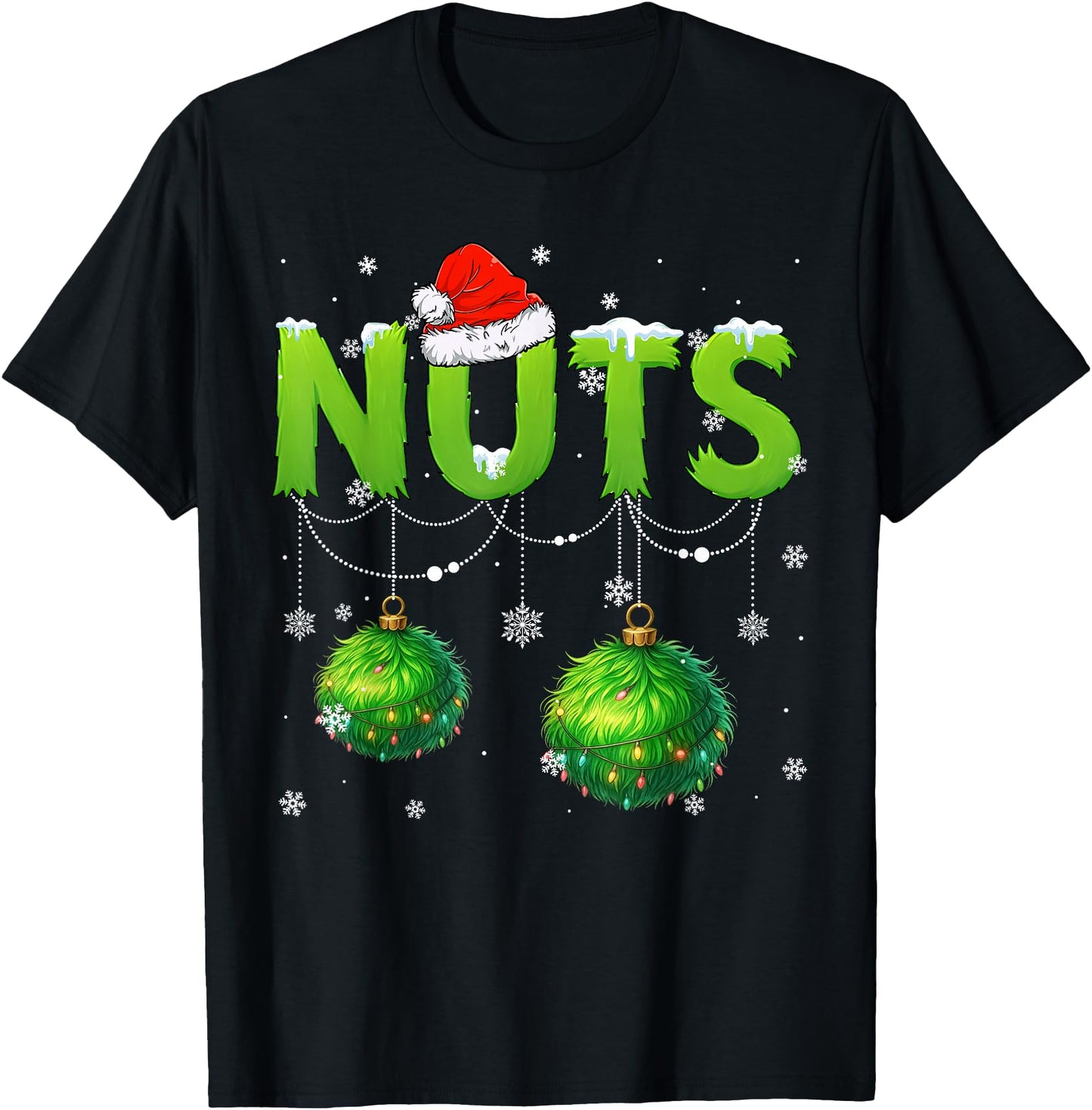 Funny Nuts Santa Hat Christmas Xmas Men Women