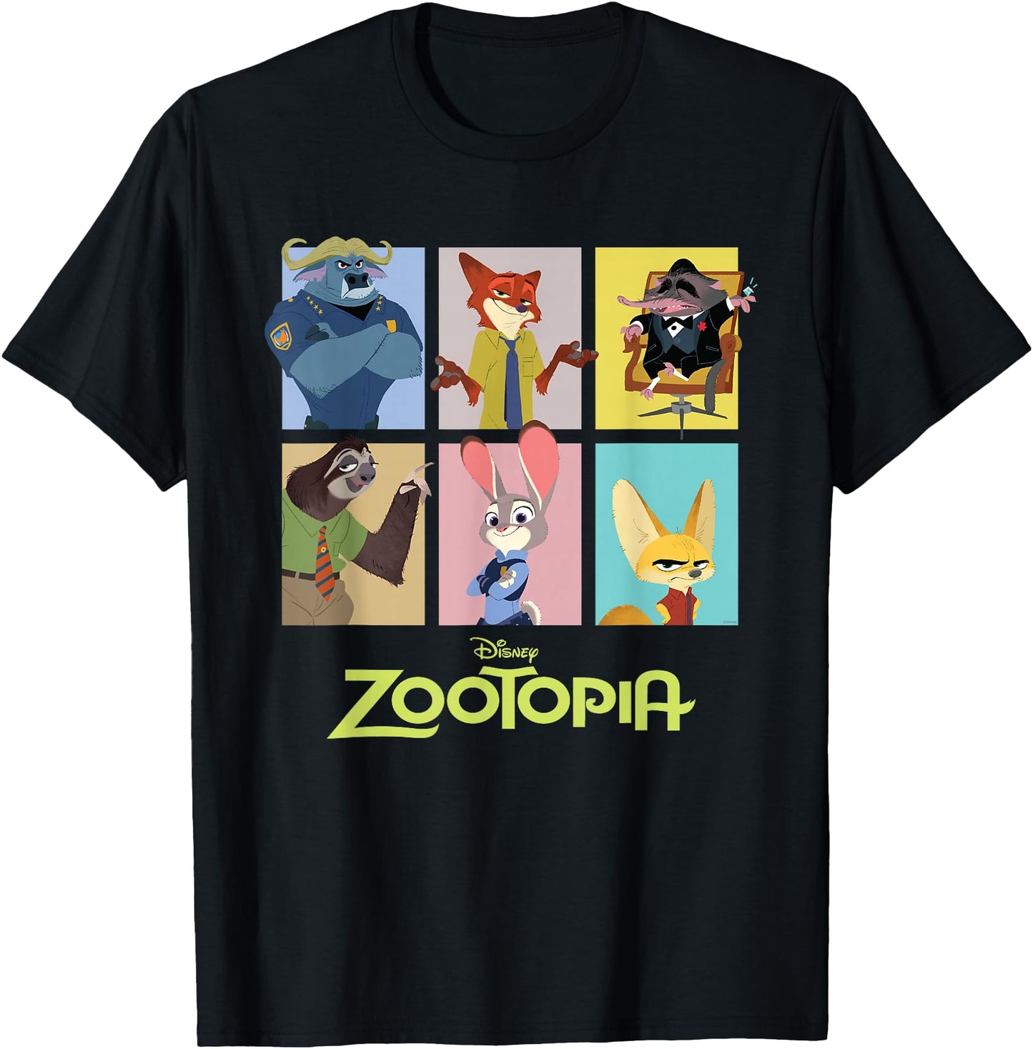Disney Zootopia Characters Grid