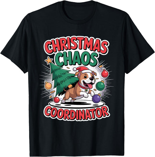 Christmas Chaos Coordinator American Staffordshire Terrier