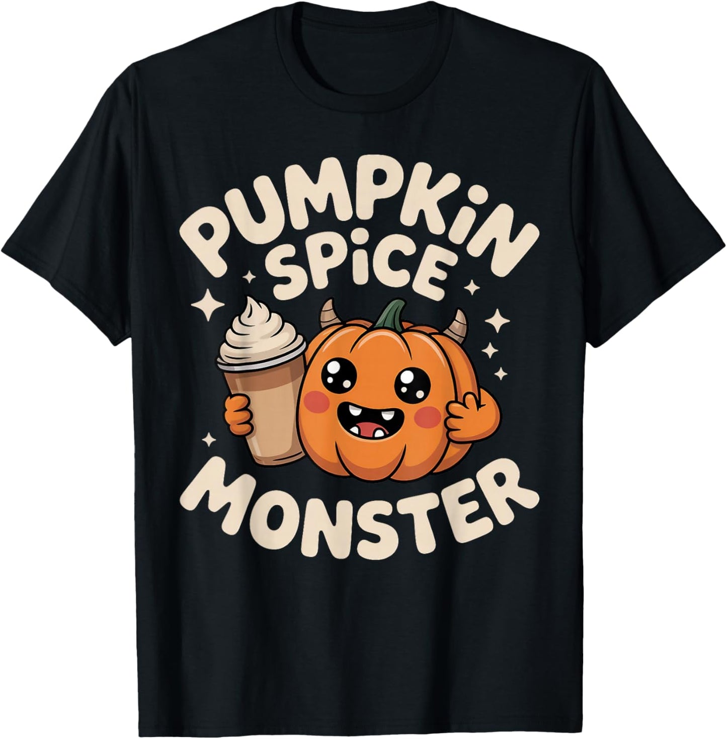 Pumpkin Spice Monster Chibi Pumpkin Latte Fall