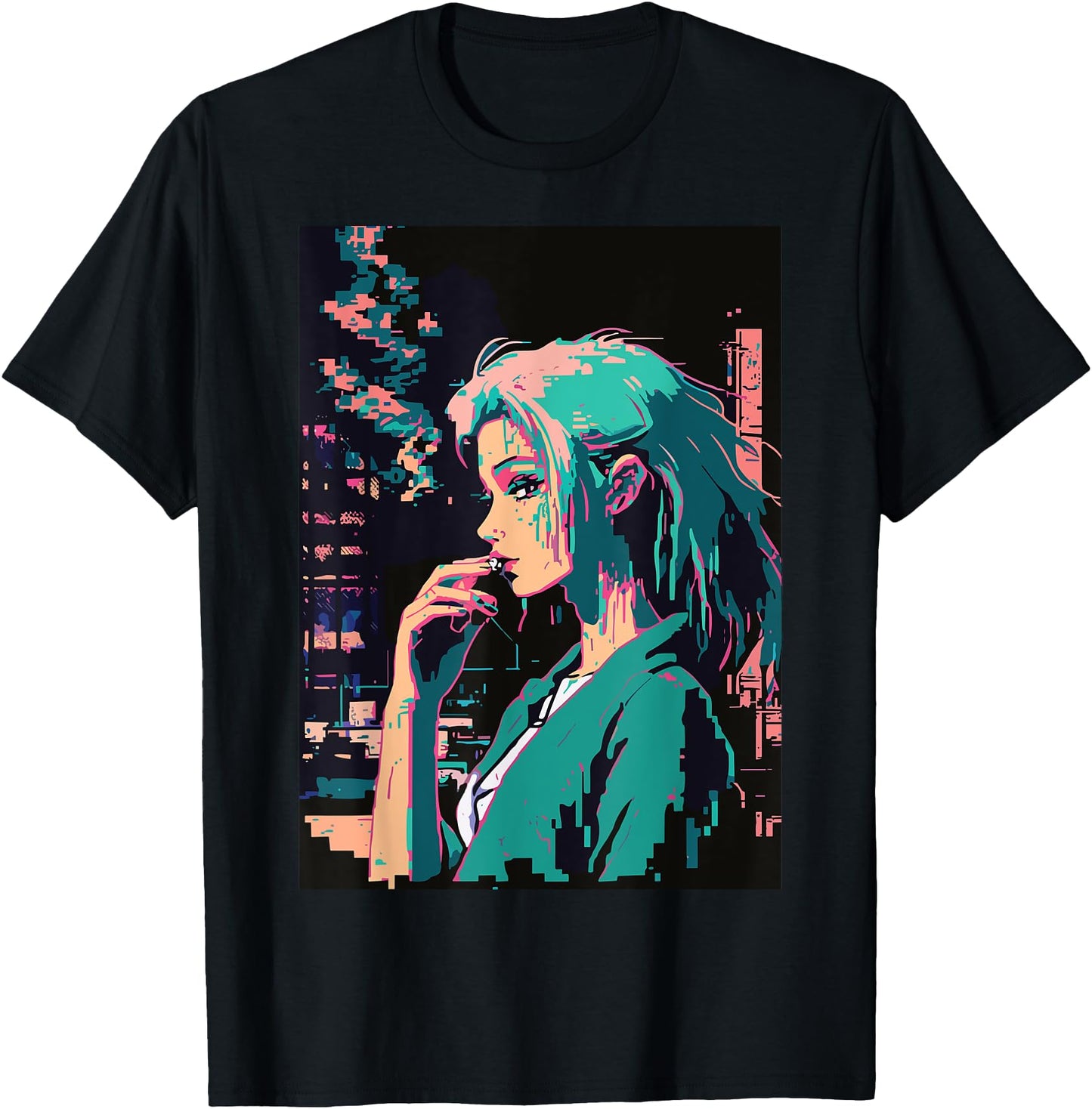 Japanese Vaporwave Sad Anime Girl Indie Aesthetic Otaku