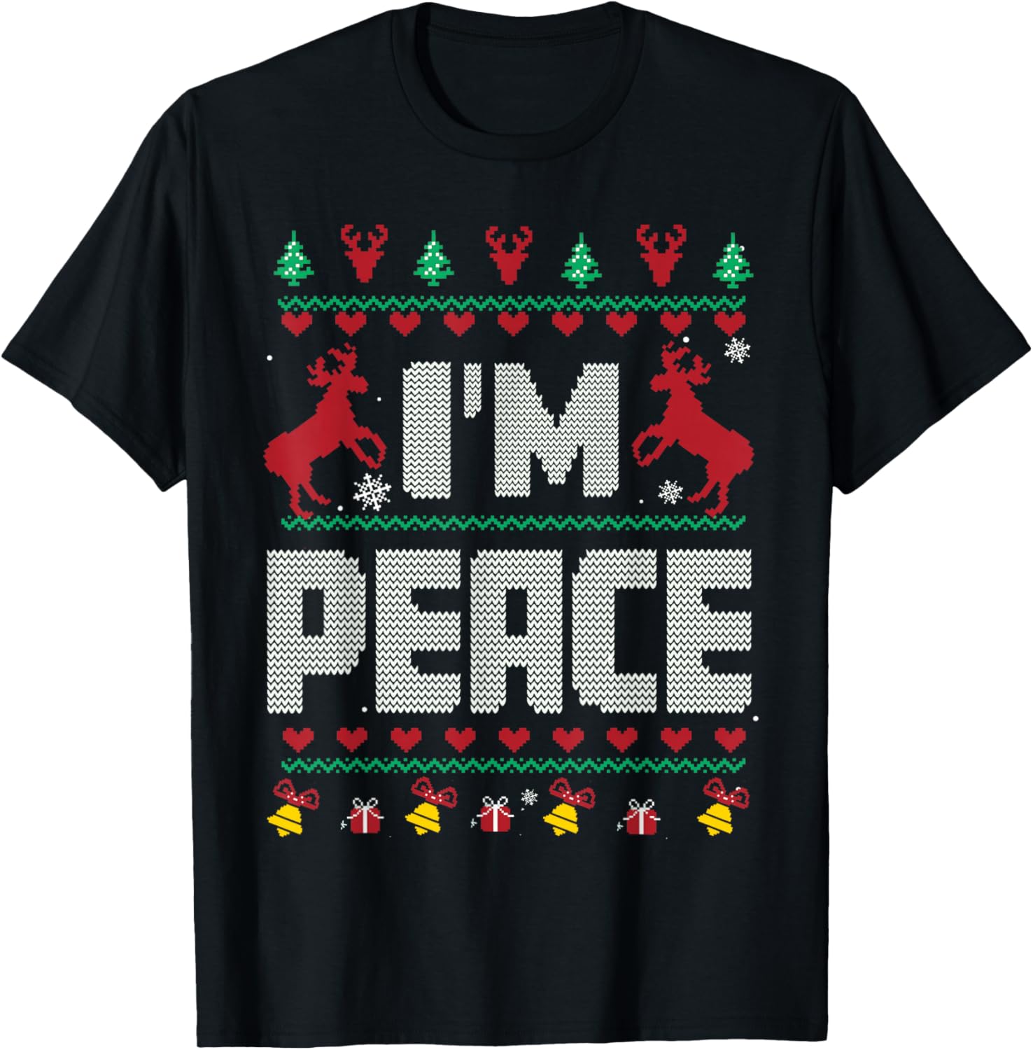 I Come In Peace - I'm Peace Xmas Matching Couples Christmas