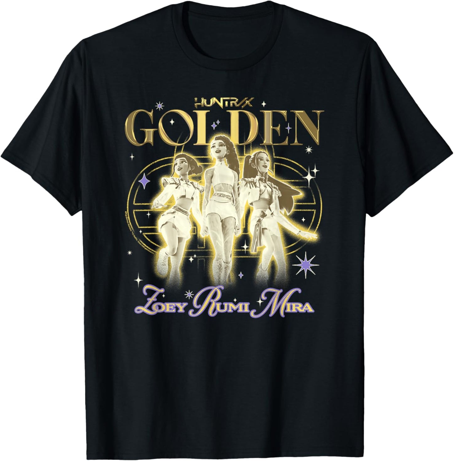 Kpop Demon Hunters Halloween Huntrix Golden Trio Poster F&B