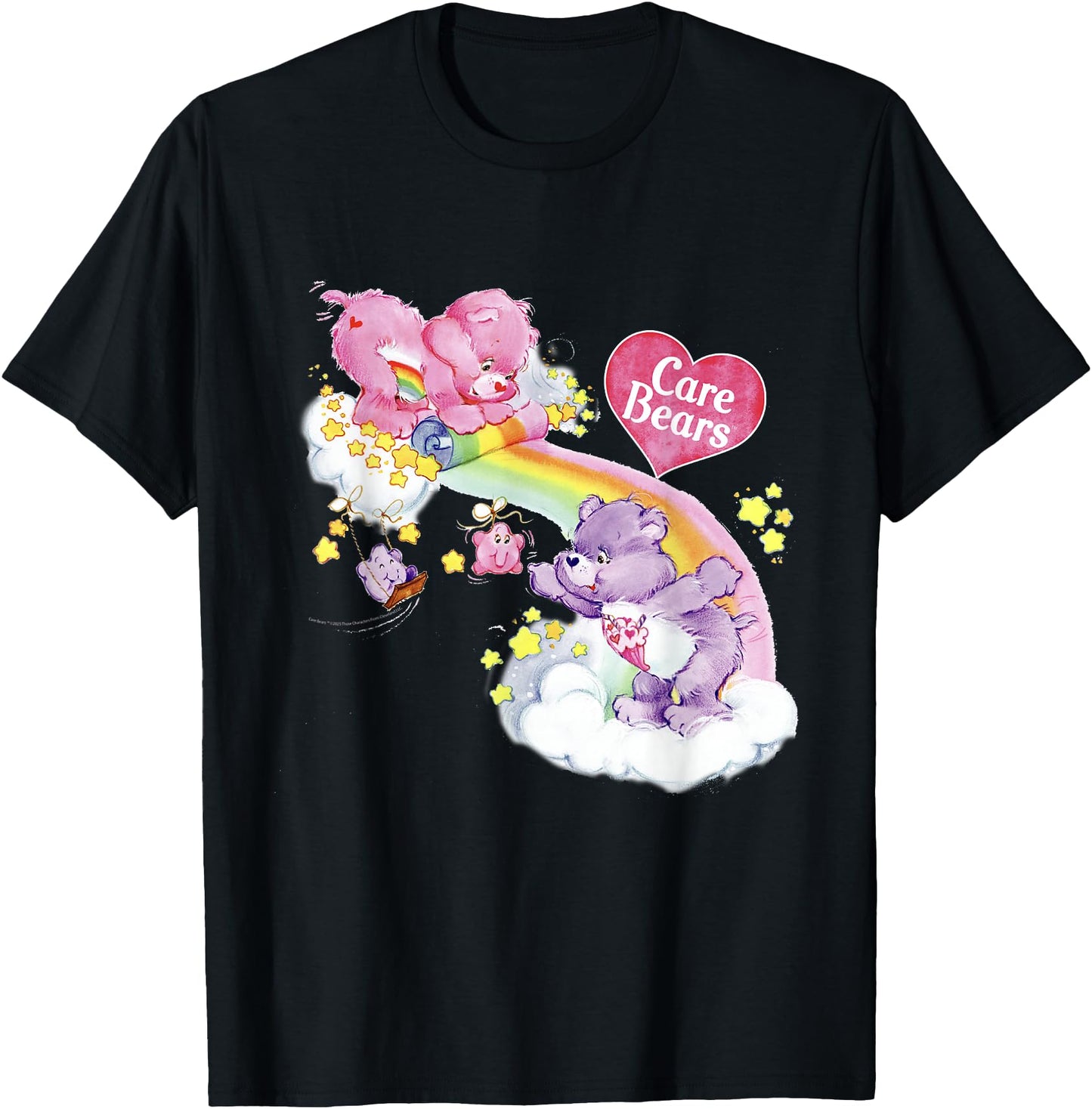 Care Bears Rainbow Star Catching Bears Art