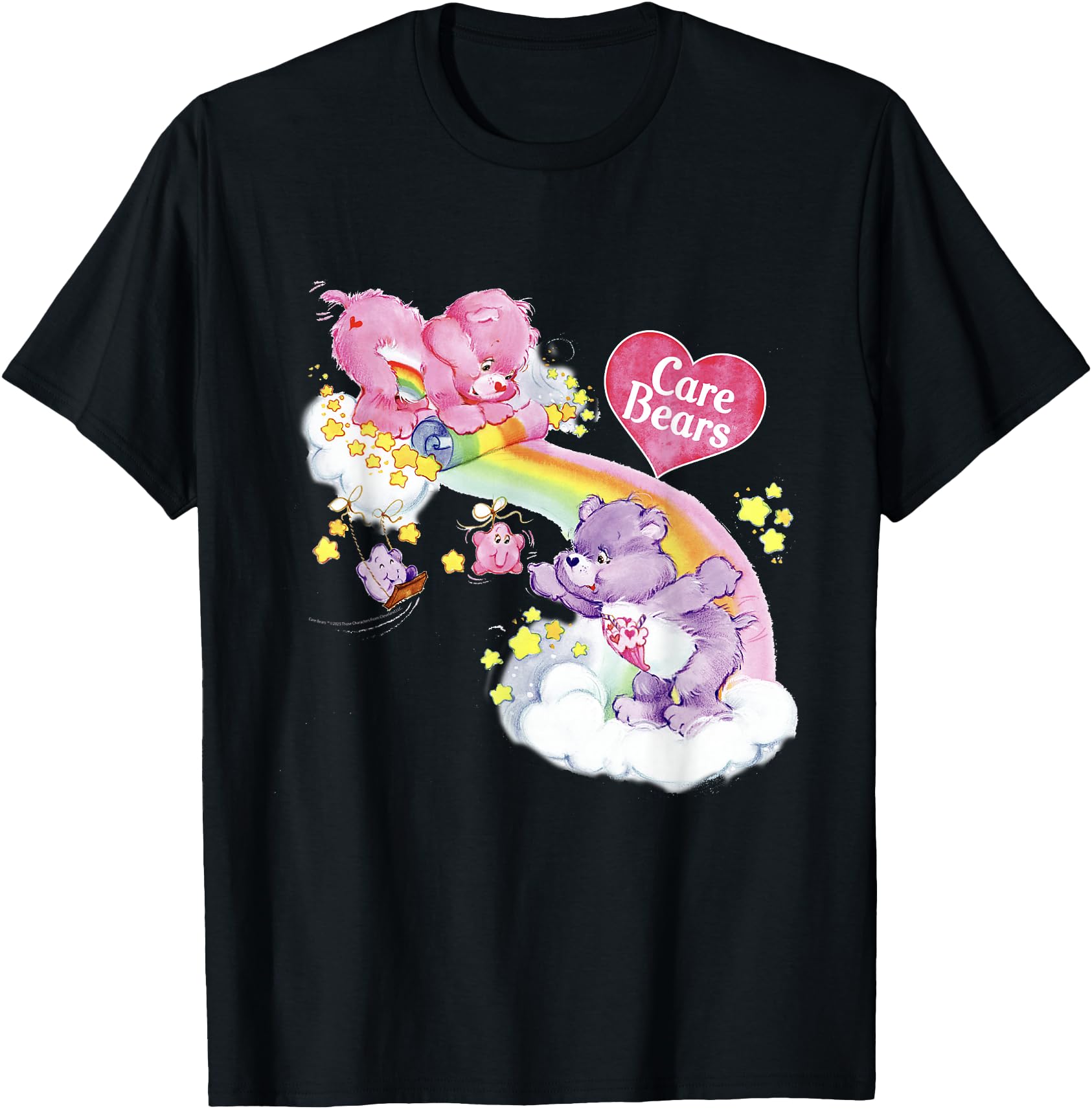 Care Bears Rainbow Star Catching Bears Art